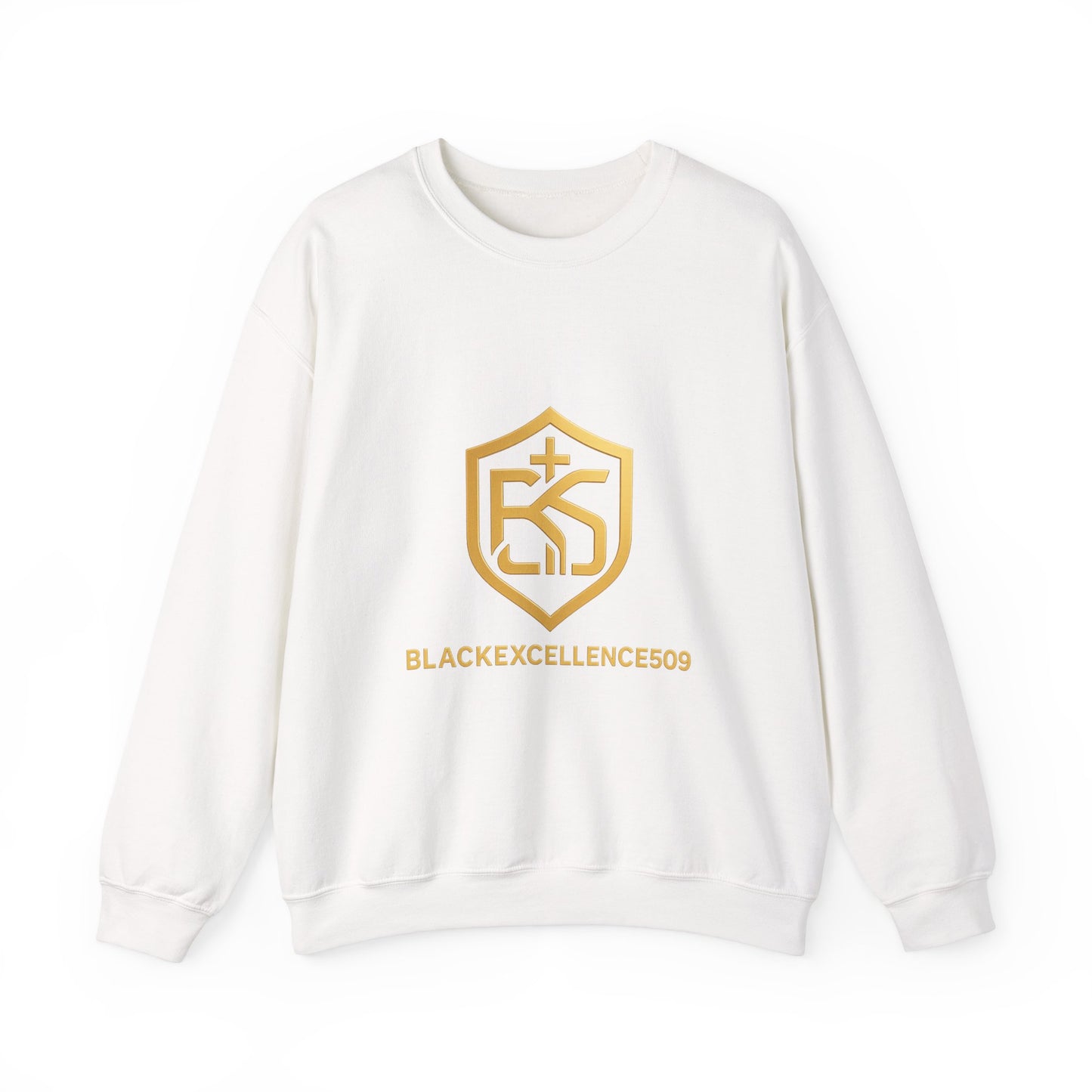 Black Excellence Crewneck Sweatshirt - Unisex Heavy Blend™ for Comfort and Style