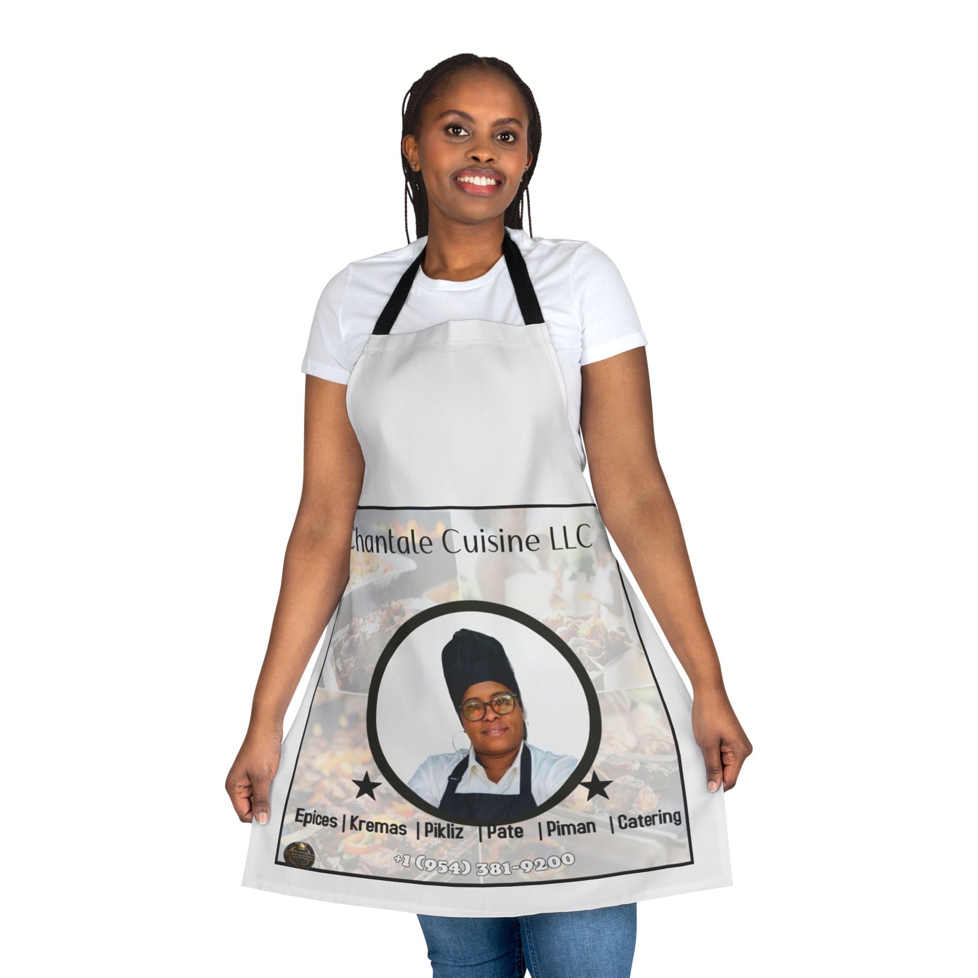 Chef Apron with 5-Color Straps - Customizable Cooking Gift for Food Lovers, Grilling, Baking, BBQ, Culinary Classes