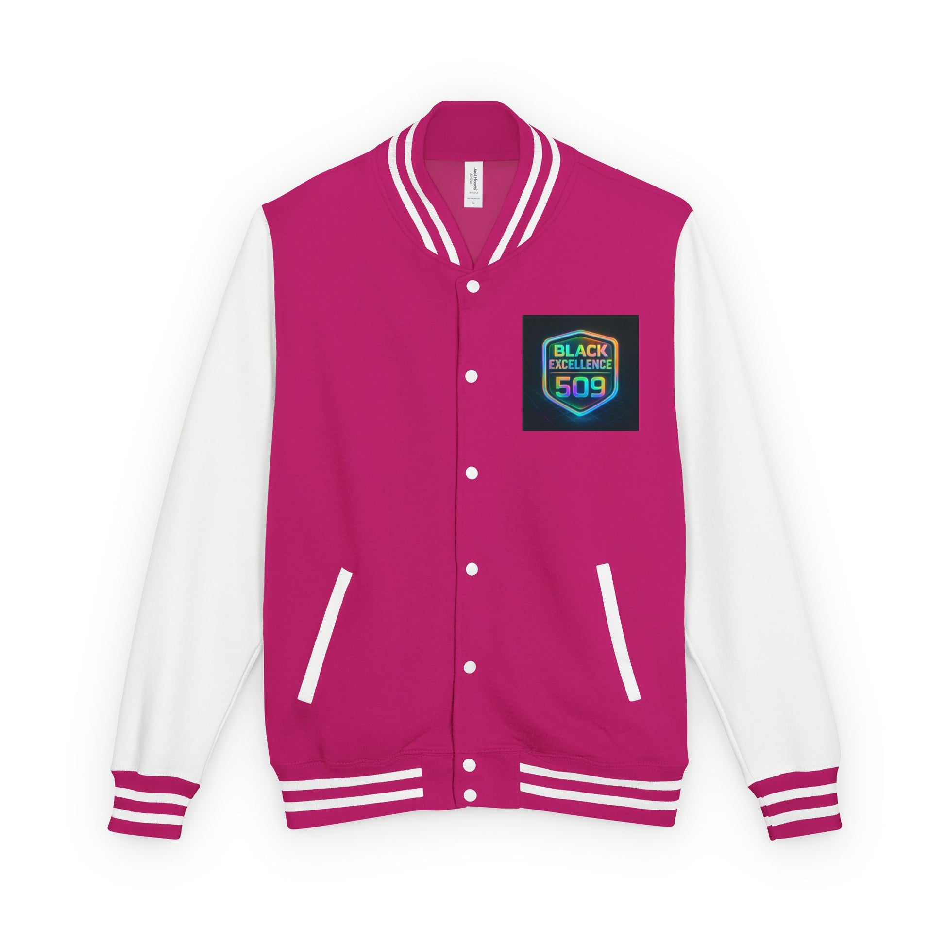 Letterman Jacket — Black College 509 Retro Patch