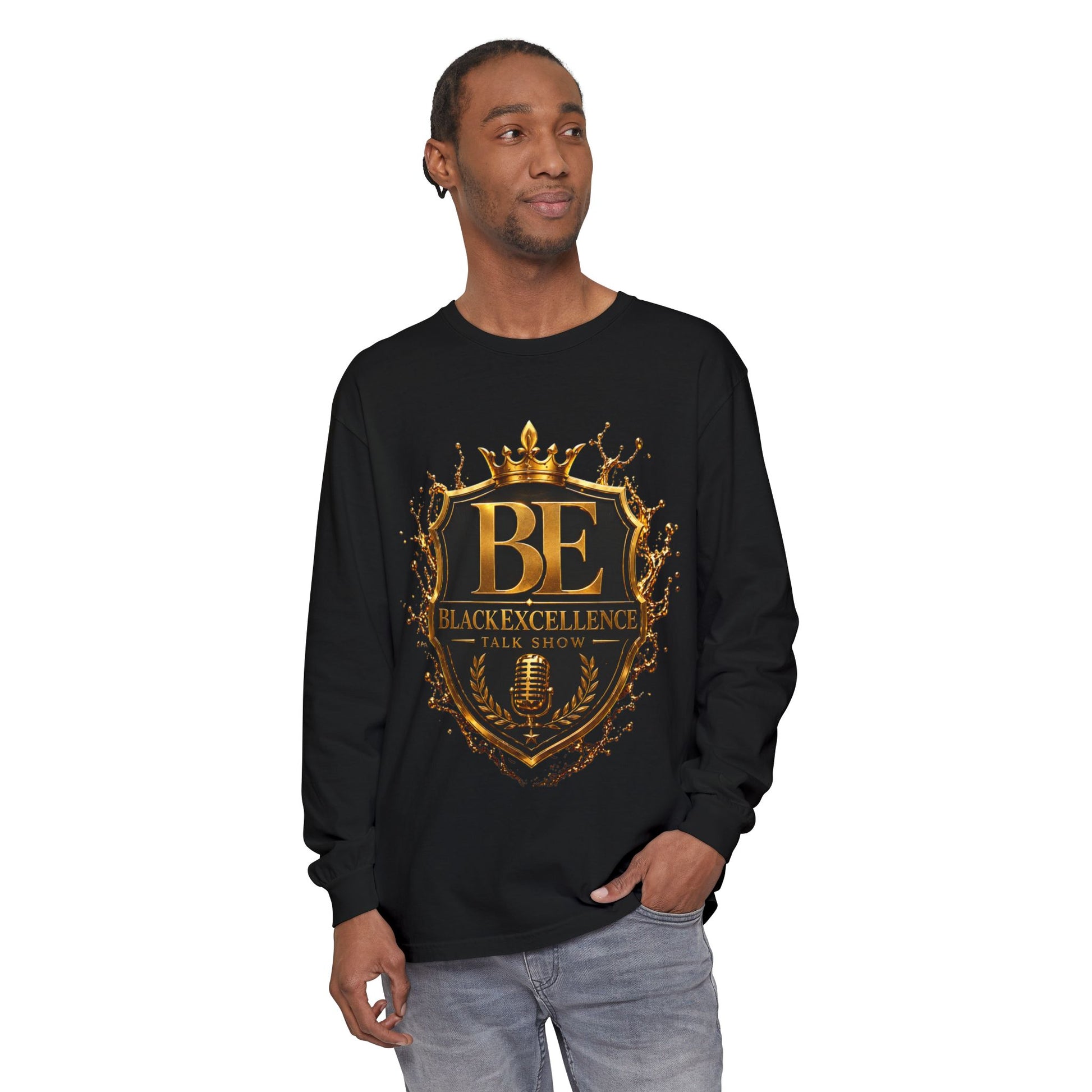 Black Excellence Talk Show Long Sleeve Tee