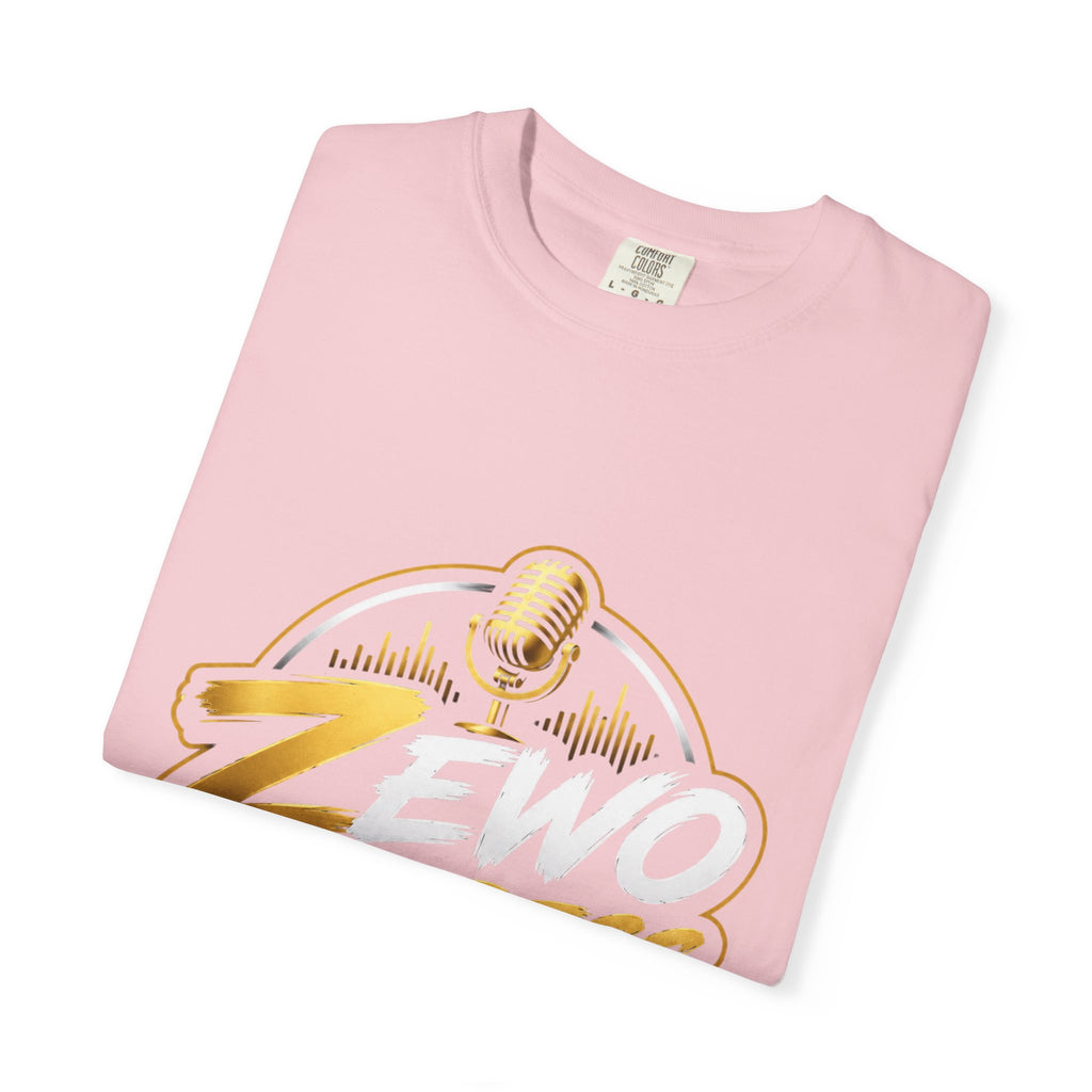 Z-Stress Podcast Logo T-Shirt — Relaxed Microphone Graphic Tee