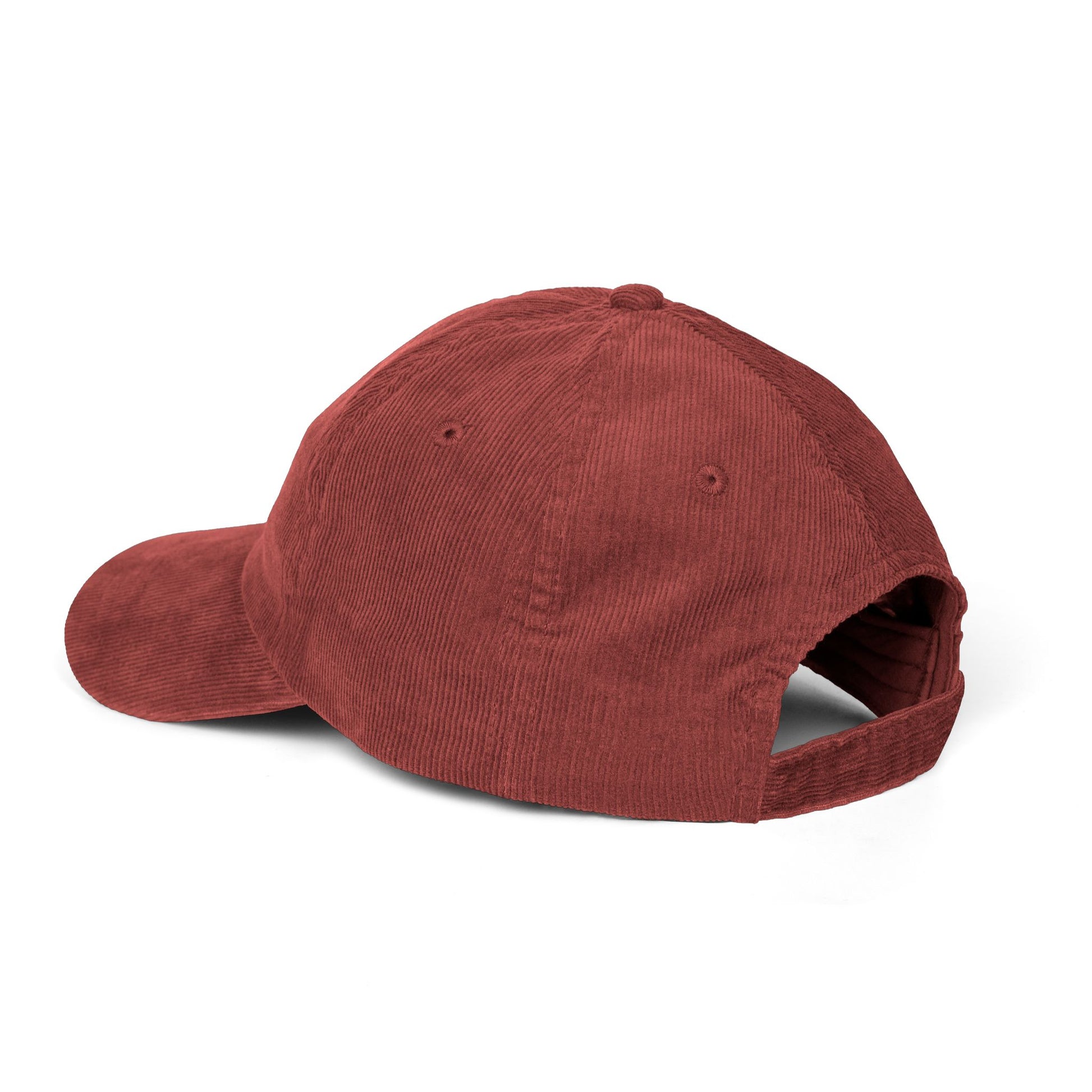 Vintage Corduroy Cap – Embroidered "O Stress" Palm Logo