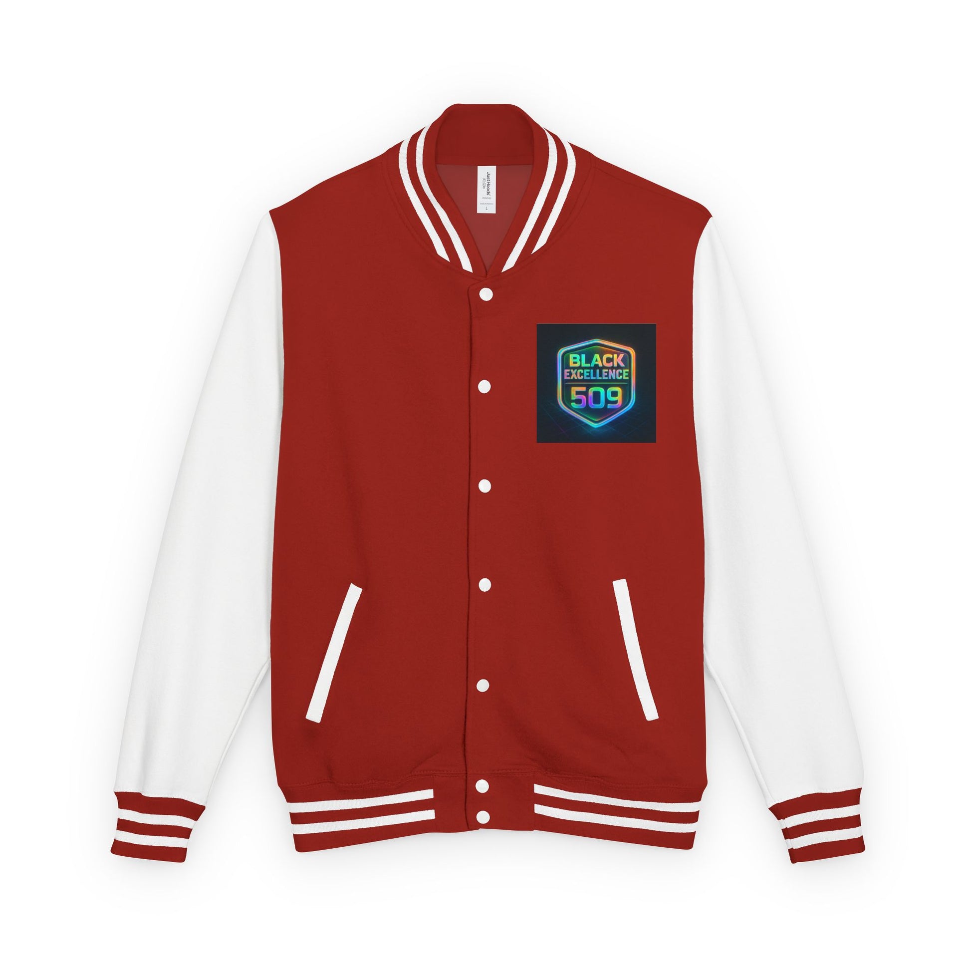Letterman Jacket — Black College 509 Retro Patch