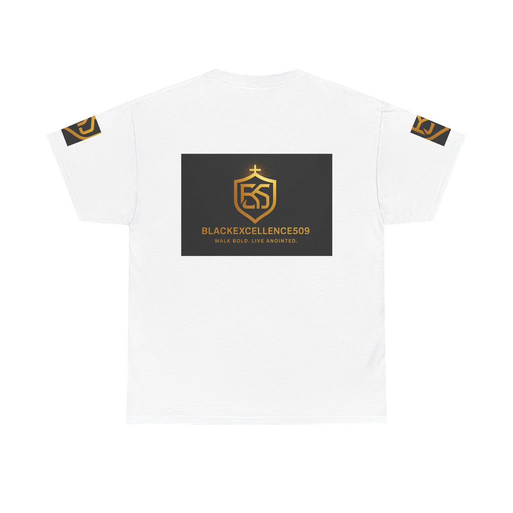 Unisex Heavy Cotton Tee with Black Excellence Design - Casual Streetwear, Gift for Students, Inspiring Apparel, Everyday Wear, Statement Tee