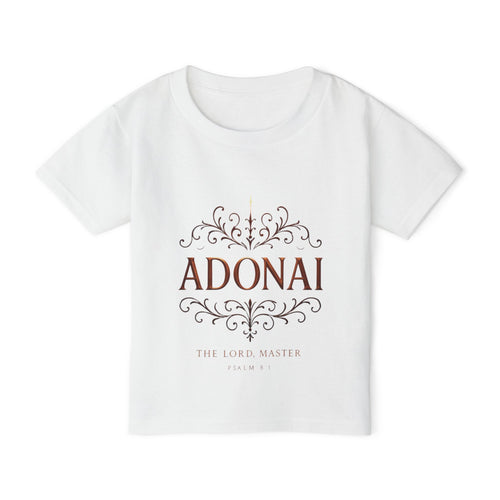 Adonai Toddler T‑Shirt — Faithful Psalm Design for Babies & Kids