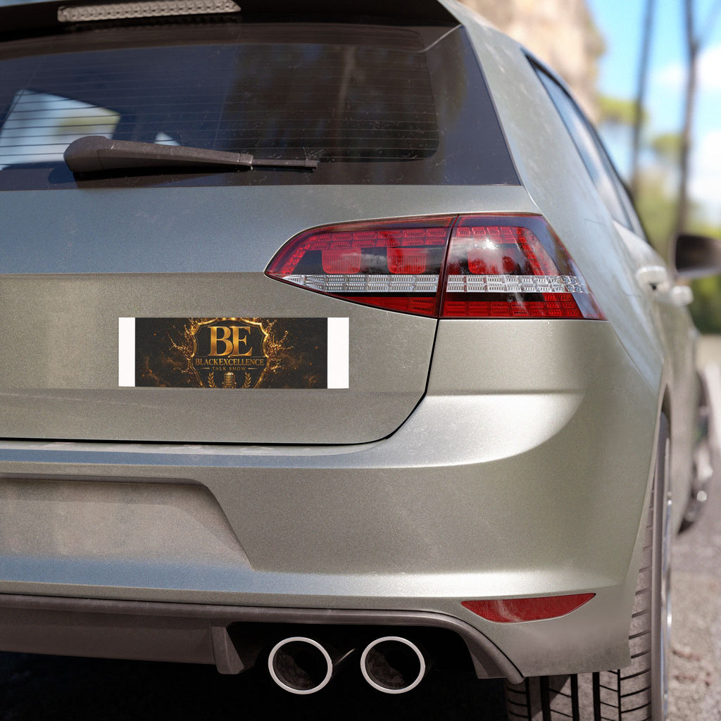 Car Magnet — Black Excellence Talk Show Gold Crest Design