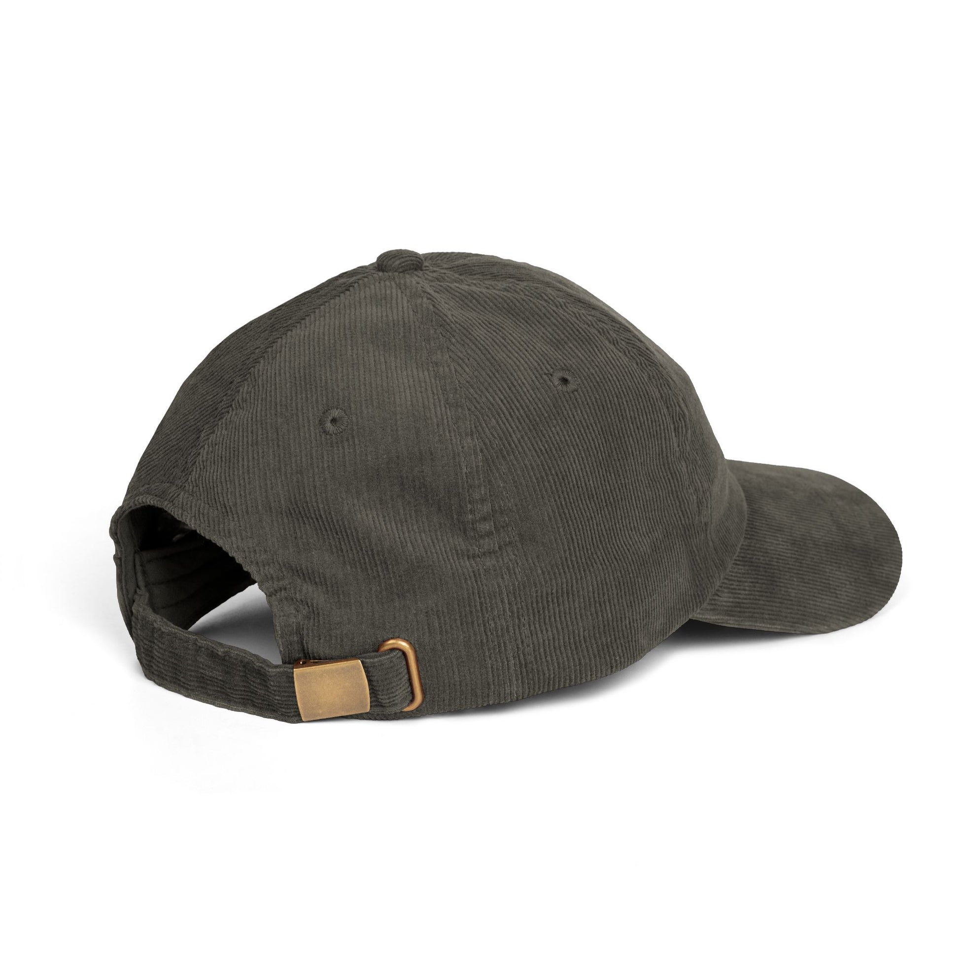 Vintage Corduroy Cap – Embroidered "O Stress" Palm Logo