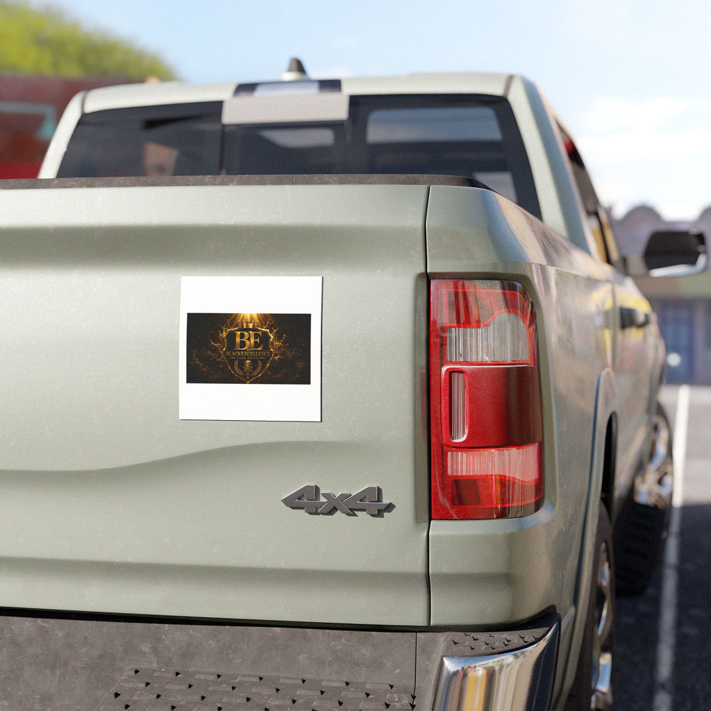 Car Magnet — Black Excellence Talk Show Gold Crest Design
