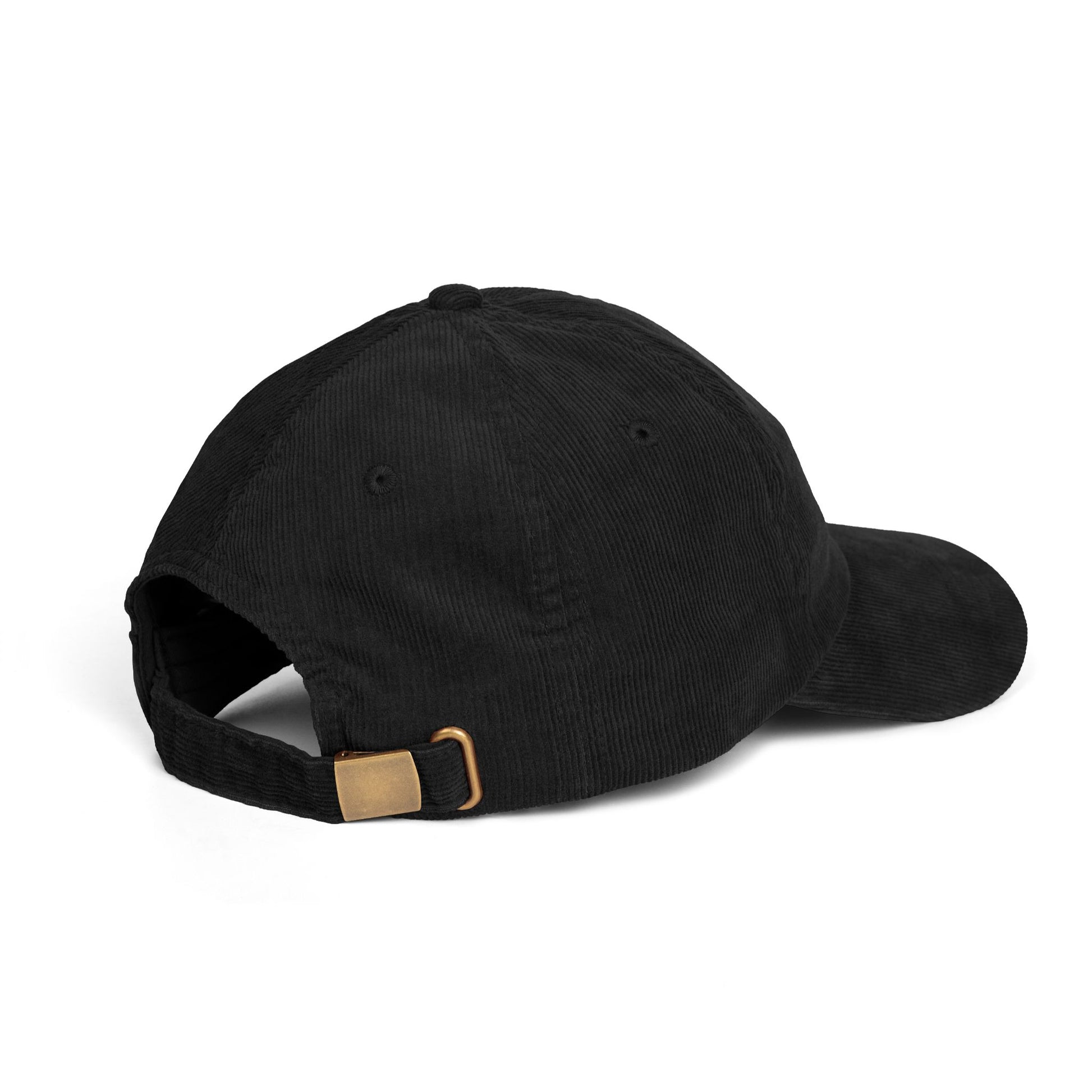 Vintage Corduroy Cap – Embroidered "O Stress" Palm Logo