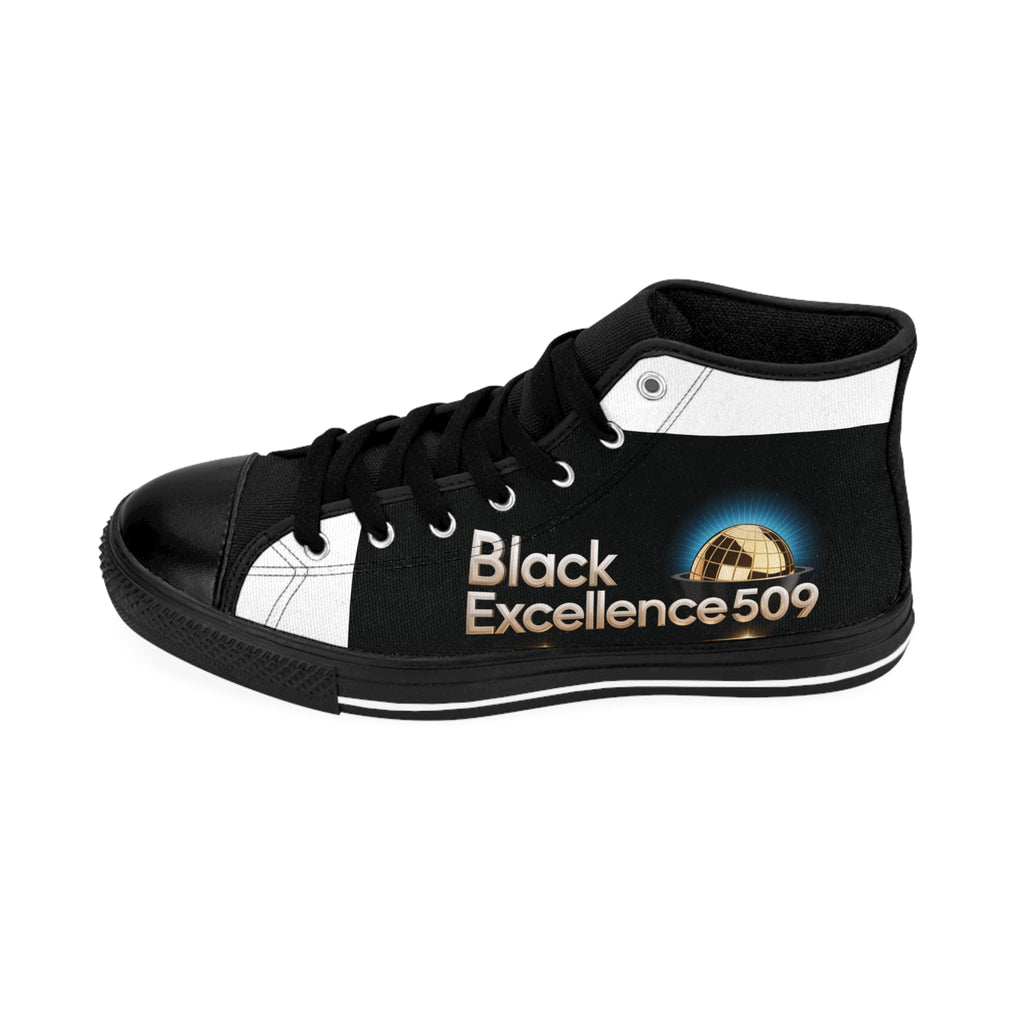 Black Excellence 509 High-Top Sneakers — Women's Classic Tribute Shoes