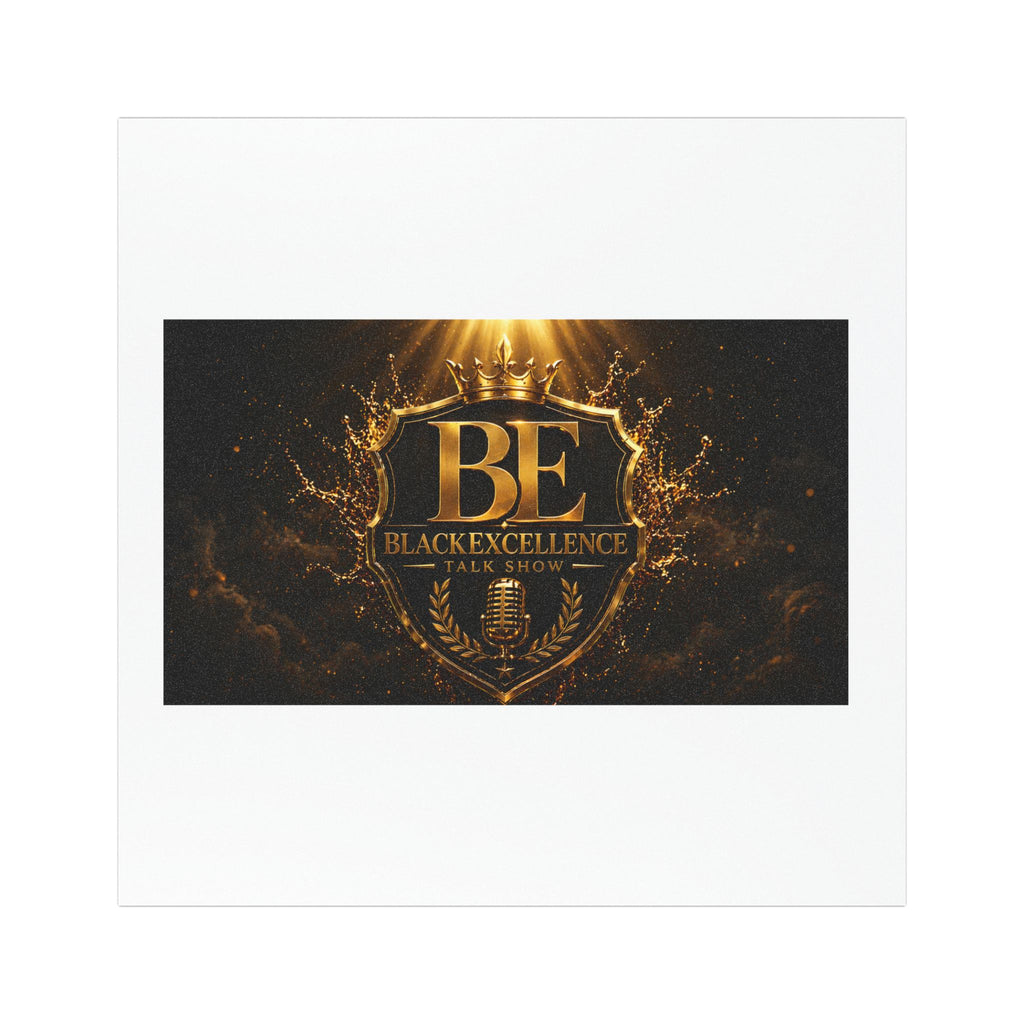 Car Magnet — Black Excellence Talk Show Gold Crest Design