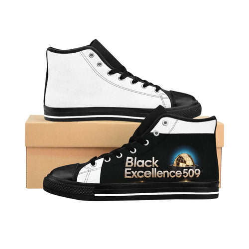 Black Excellence 509 High-Top Sneakers — Women's Classic Tribute Shoes