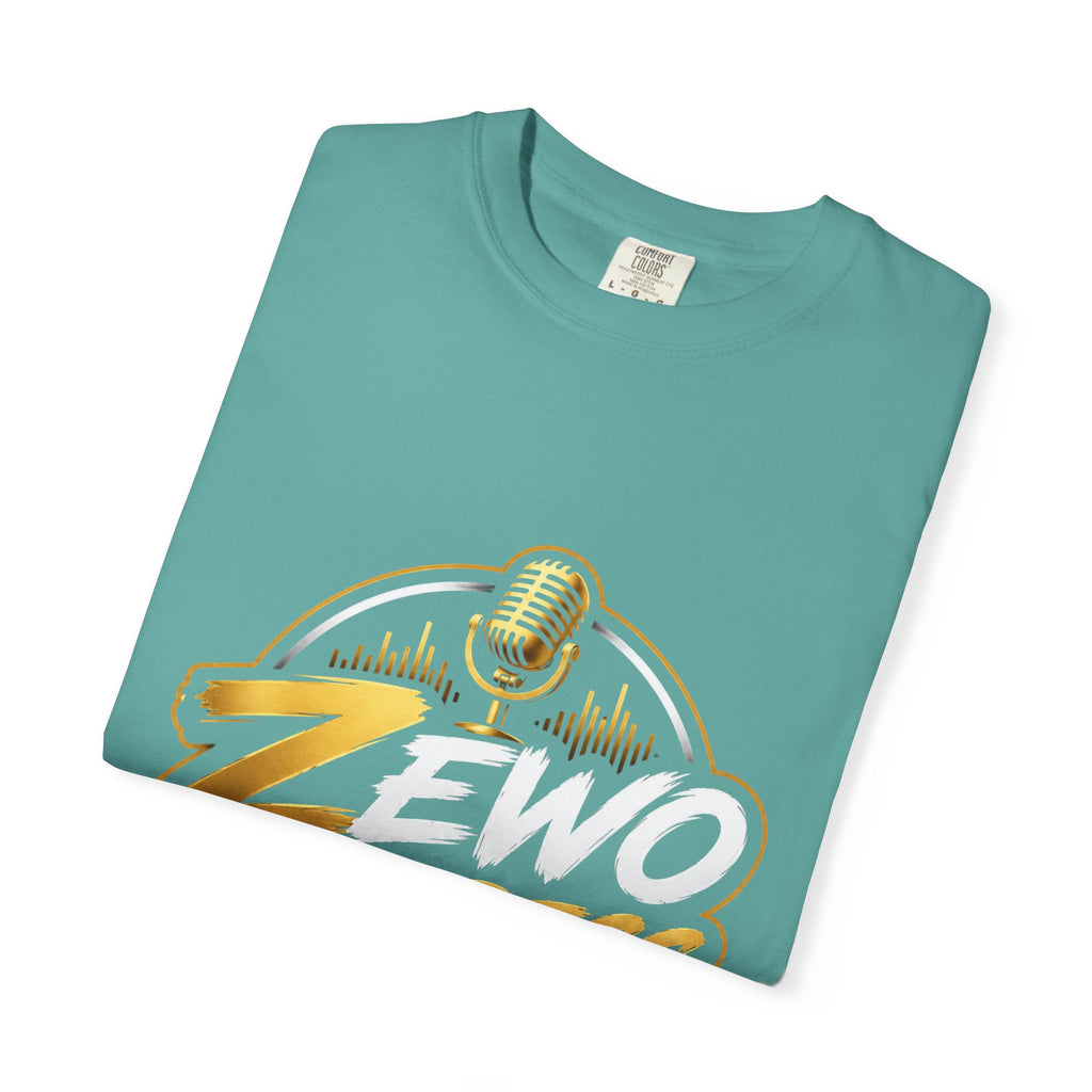 Z-Stress Podcast Logo T-Shirt — Relaxed Microphone Graphic Tee