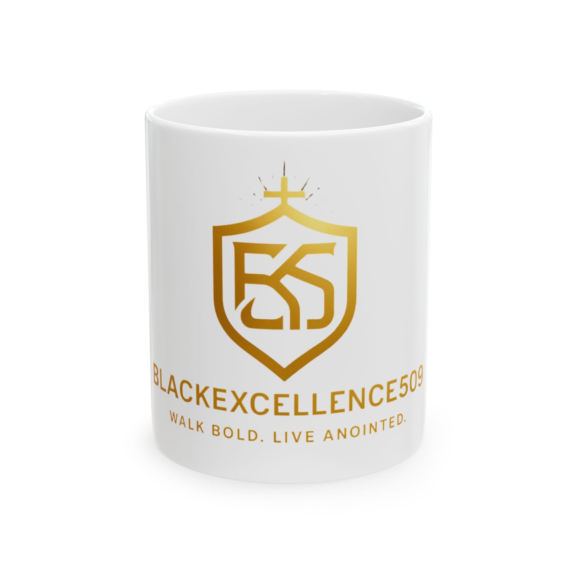 Ceramic Mug - Black Excellence Coffee Cup, Inspirational Mug, Gift for Him/Her, Motivational Drinkware, Encouragement Gift, Home & [...]