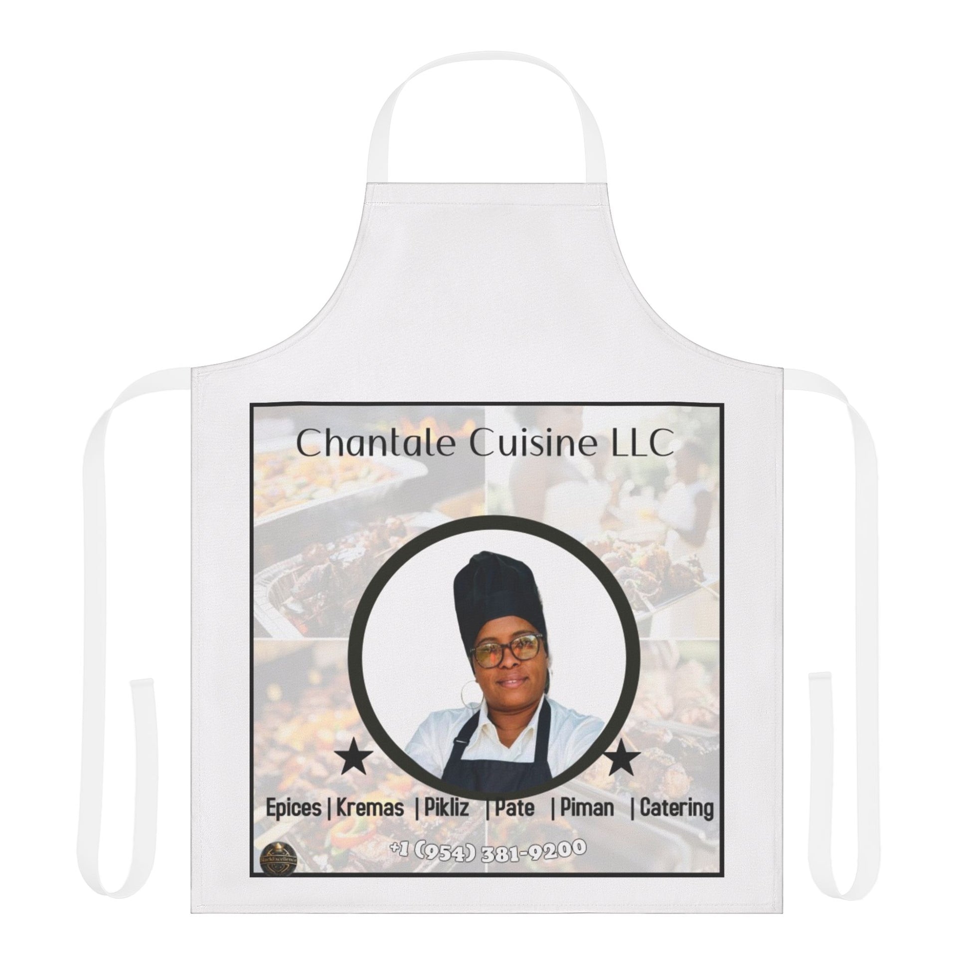 Chef Apron with 5-Color Straps - Customizable Cooking Gift for Food Lovers, Grilling, Baking, BBQ, Culinary Classes