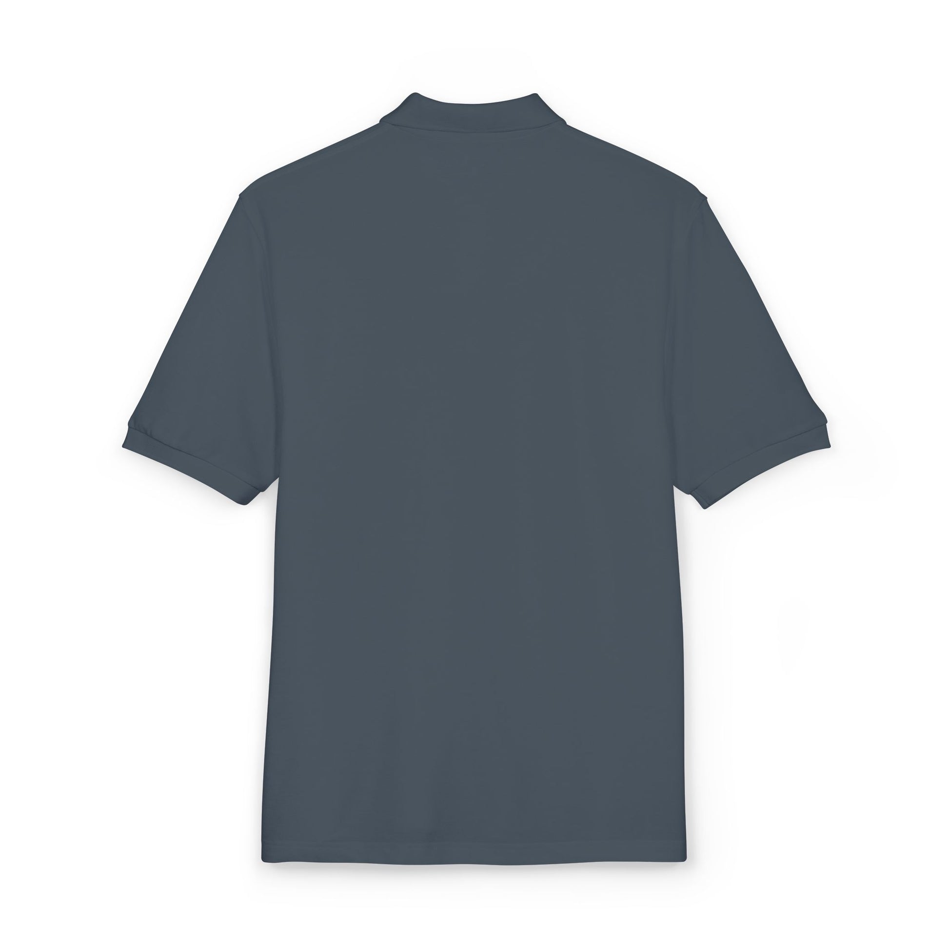Embroidered 'Stay Weird' Blue Galaxy Polo