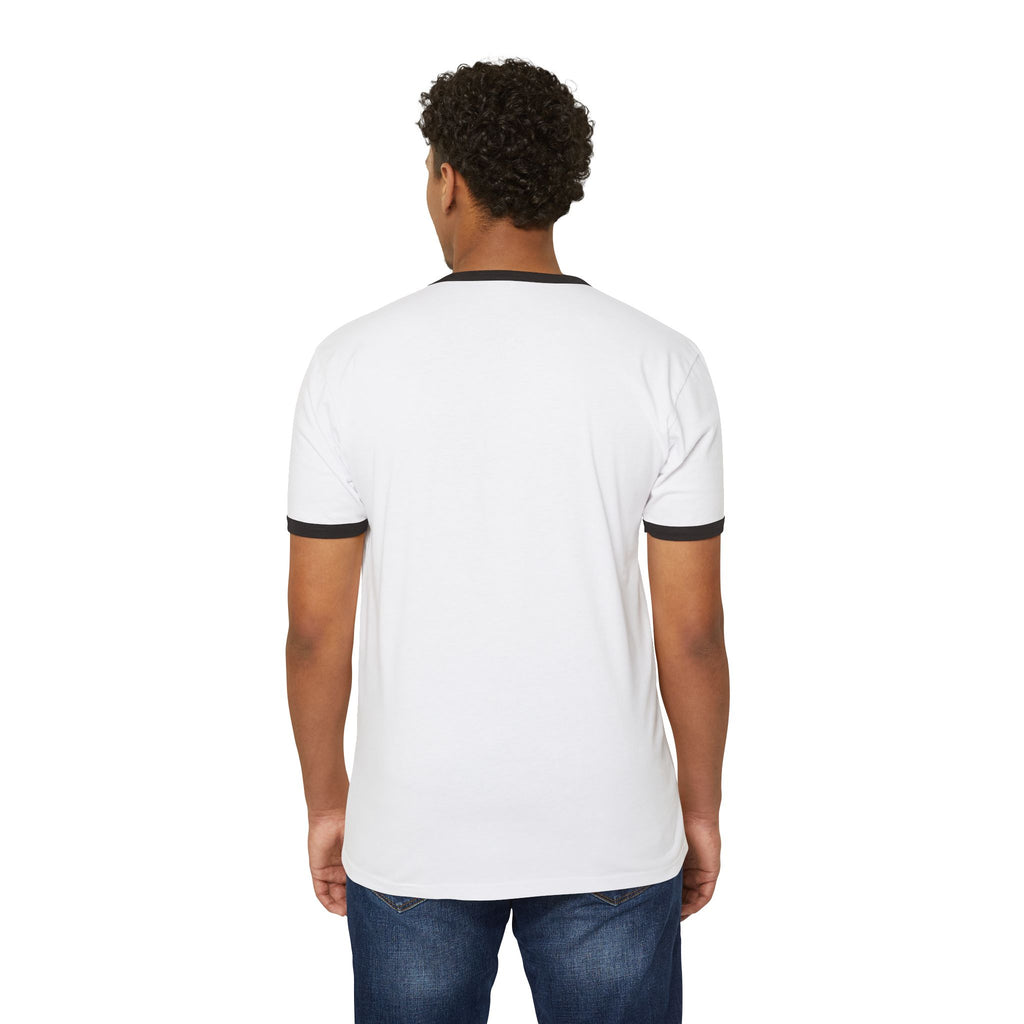 Christian Cross Ringer T-Shirt — Faith Key Graphic Tee