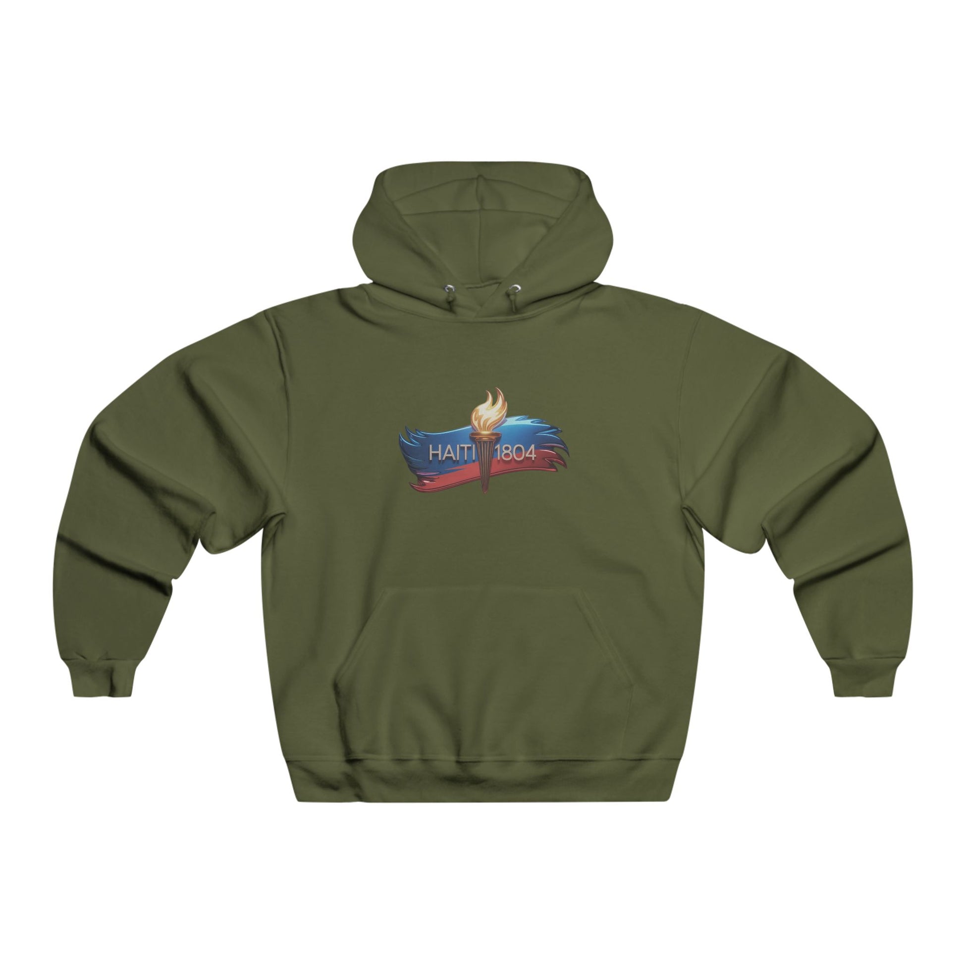 Haiti 1804 Torch Hoodie — Haitian Independence Flag Sweatshirt