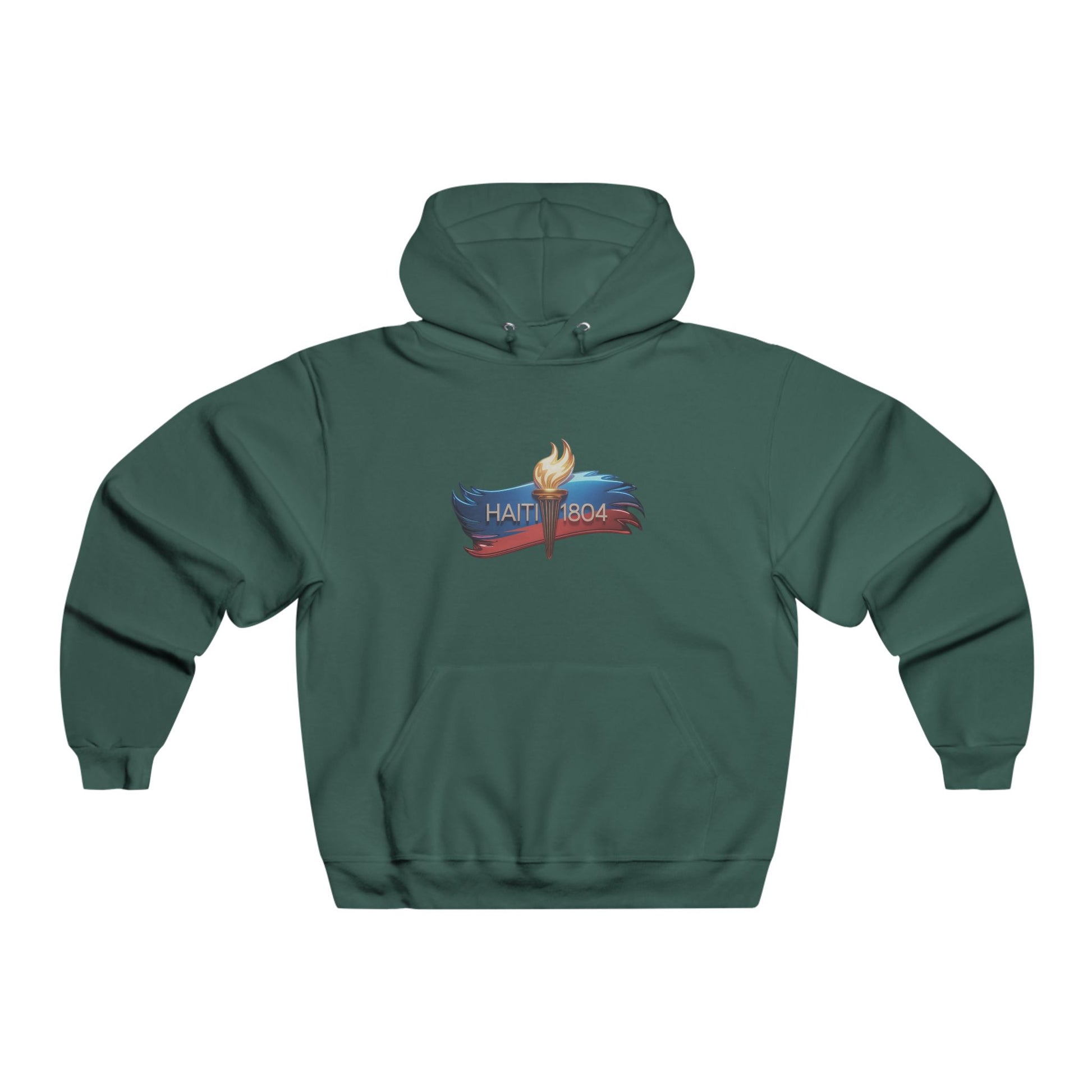 Haiti 1804 Torch Hoodie — Haitian Independence Flag Sweatshirt
