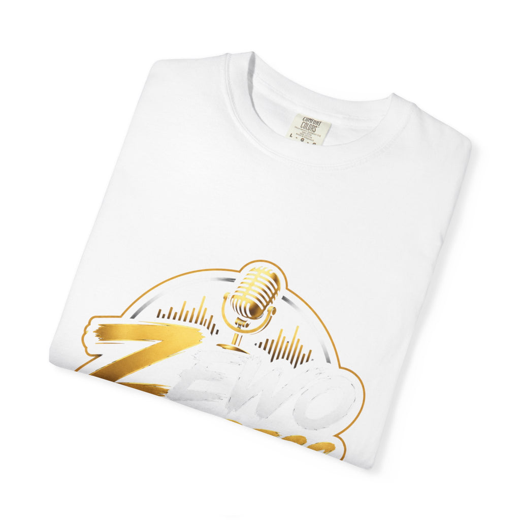 Z-Stress Podcast Logo T-Shirt — Relaxed Microphone Graphic Tee