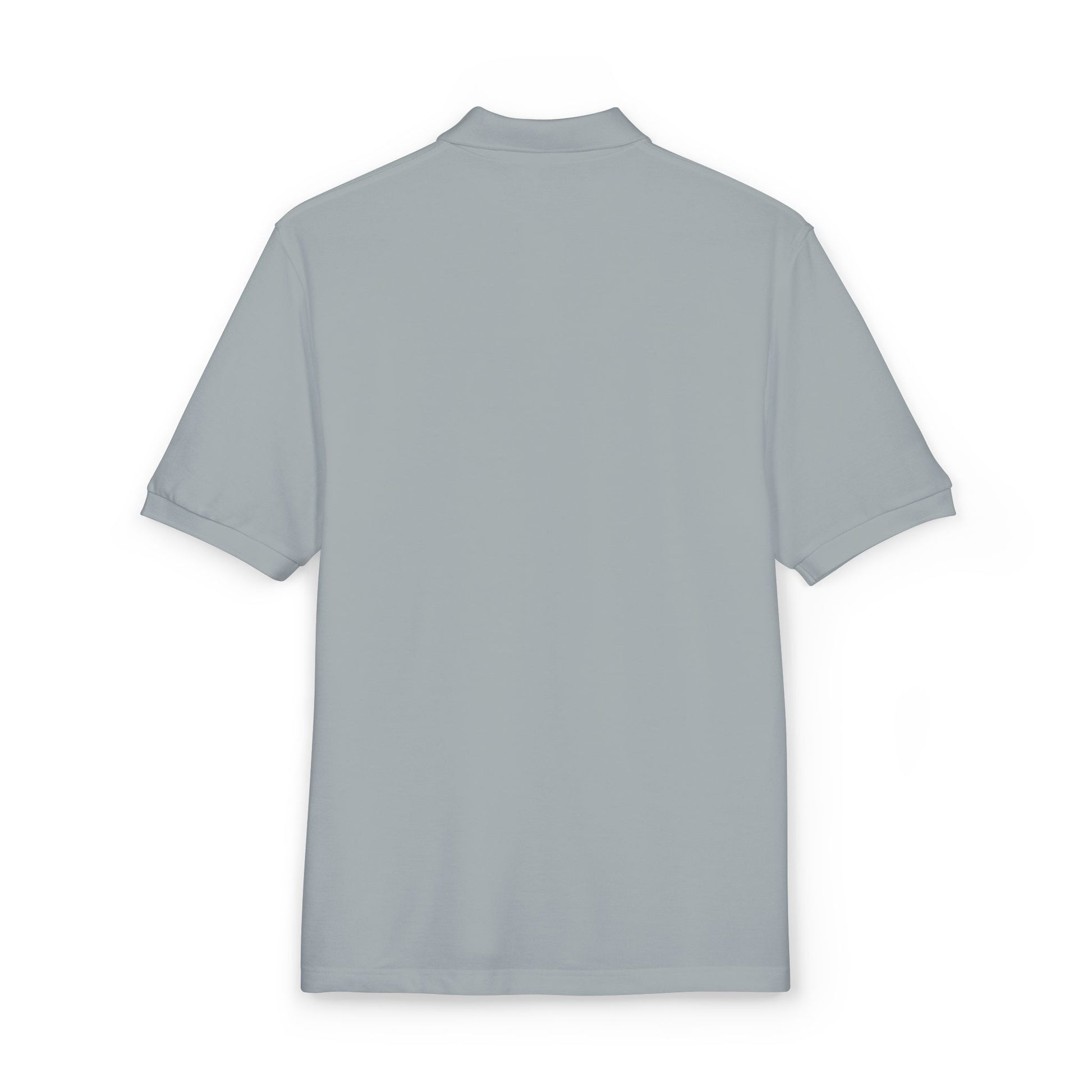 Embroidered 'Stay Weird' Blue Galaxy Polo