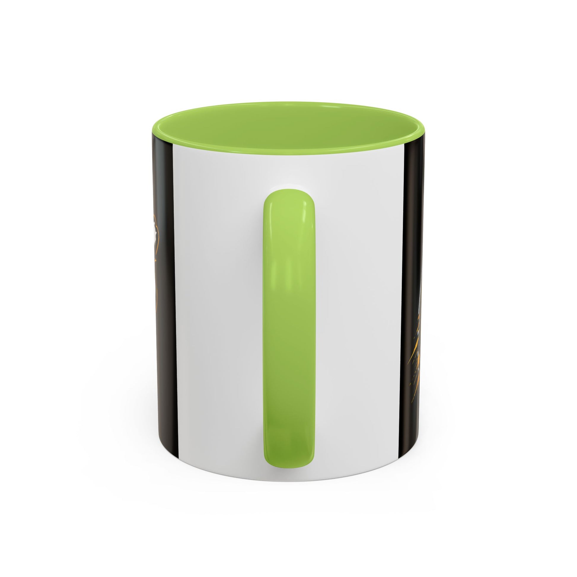Accent Coffee Mug — '2-Stream Show' Black & Gold Podcast Logo Coffee Mug (11/15 oz)