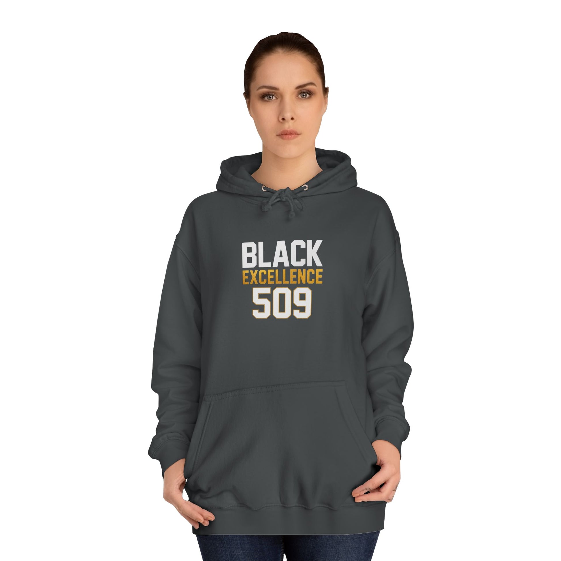Black Excellence 509 Hoodie — College Style Pullover