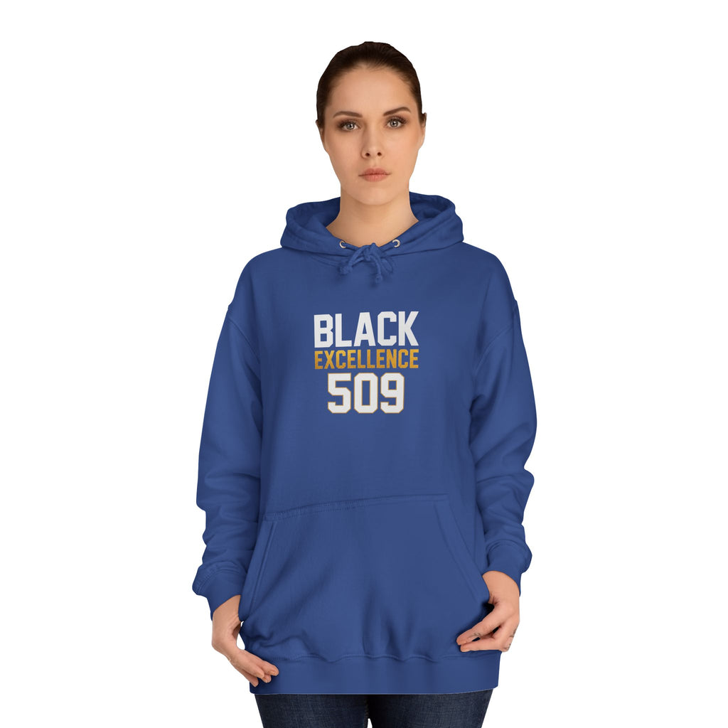 Black Excellence 509 Hoodie — College Style Pullover