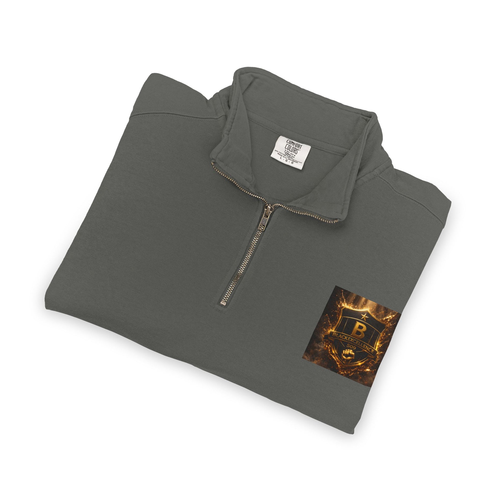 Quarter-Zip Sweatshirt with Cozy Candlelight Graphic