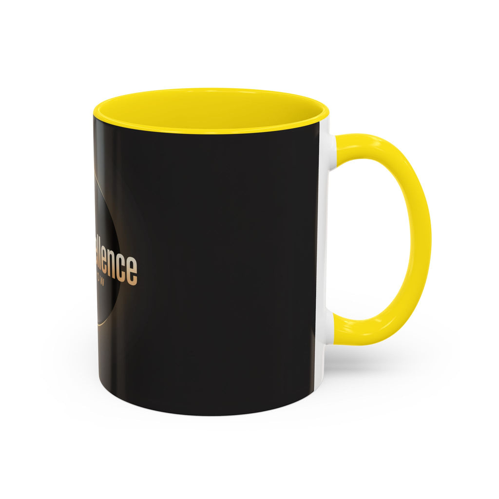 Black Excellence Talk-Show Accent Coffee Mug – Motivational Black Pride 11/15oz