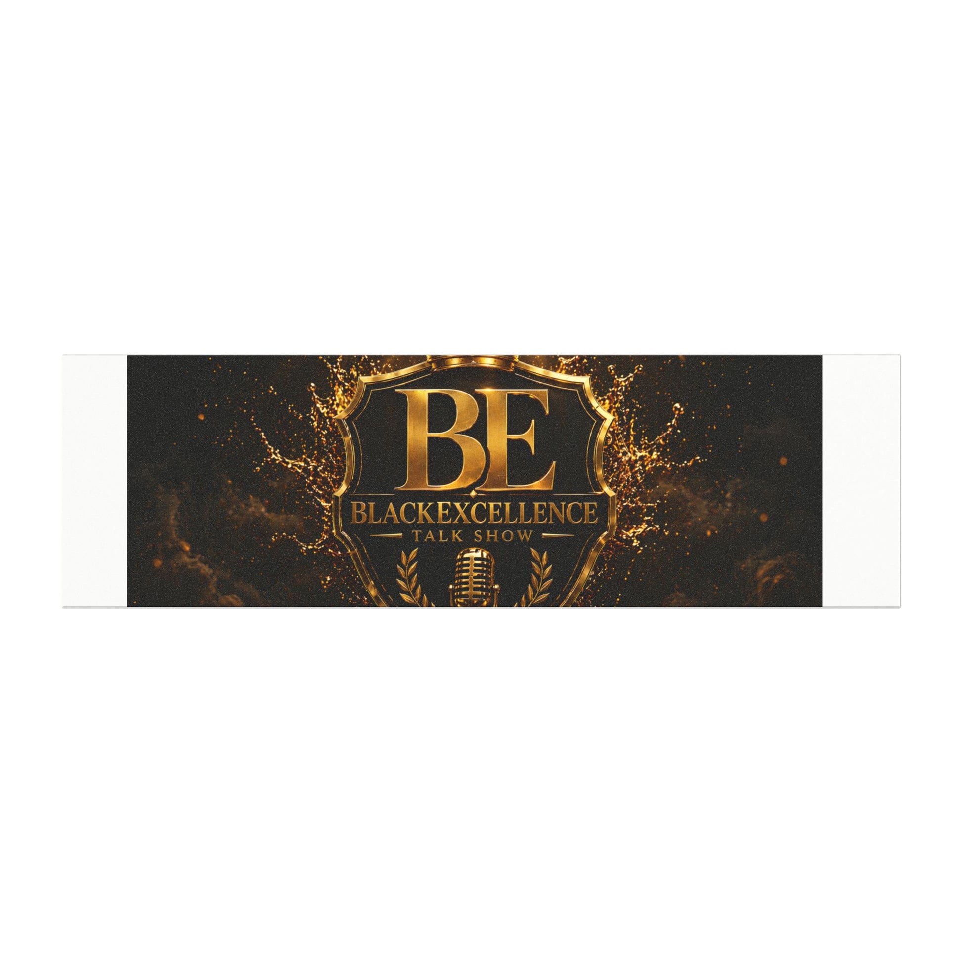 Car Magnet — Black Excellence Talk Show Gold Crest Design