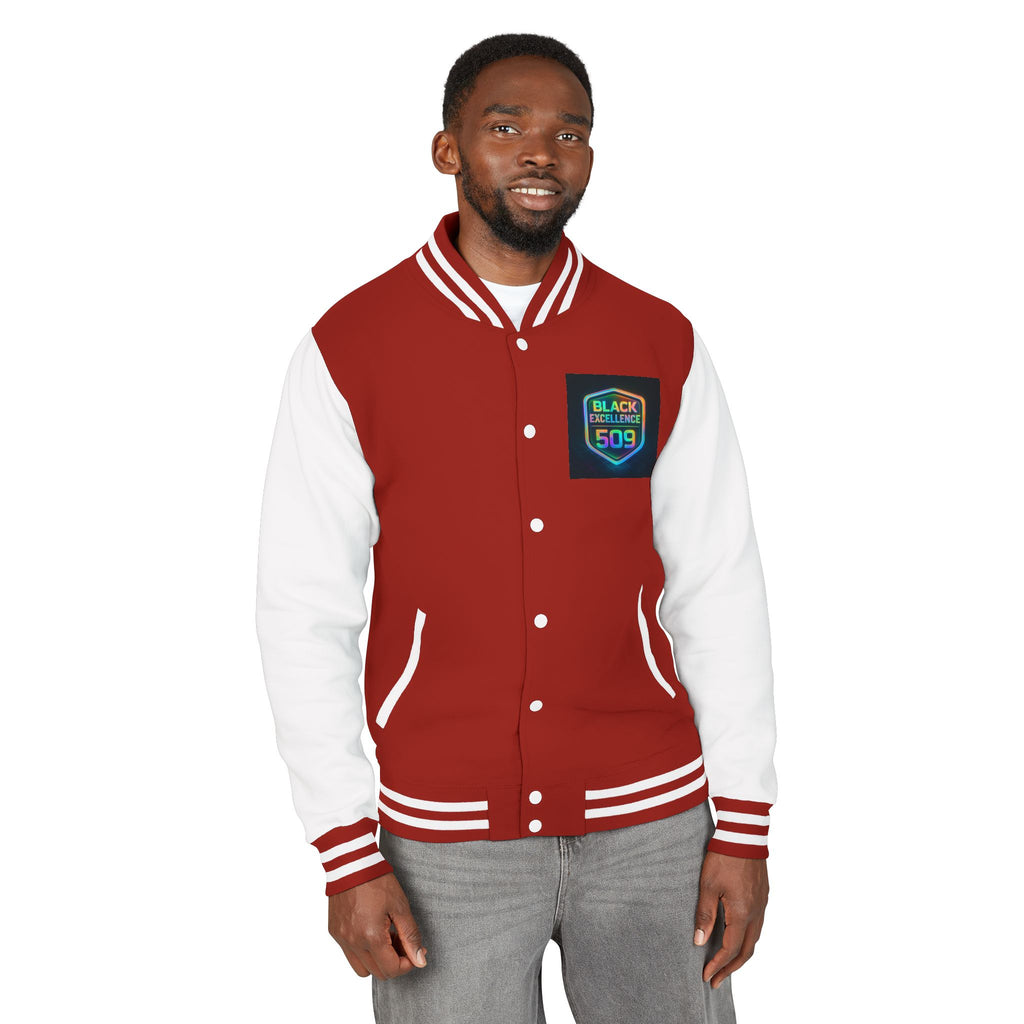 Letterman Jacket — Black College 509 Retro Patch