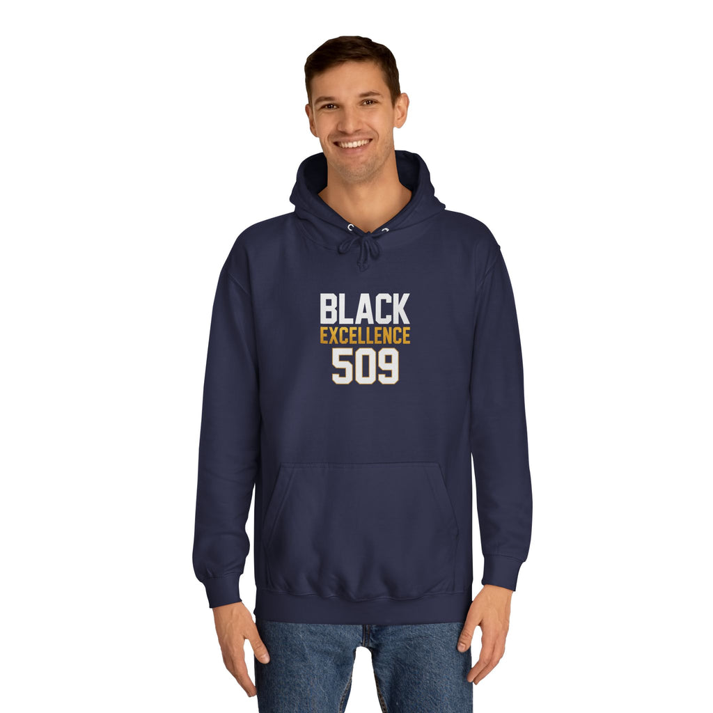 Black Excellence 509 Hoodie — College Style Pullover