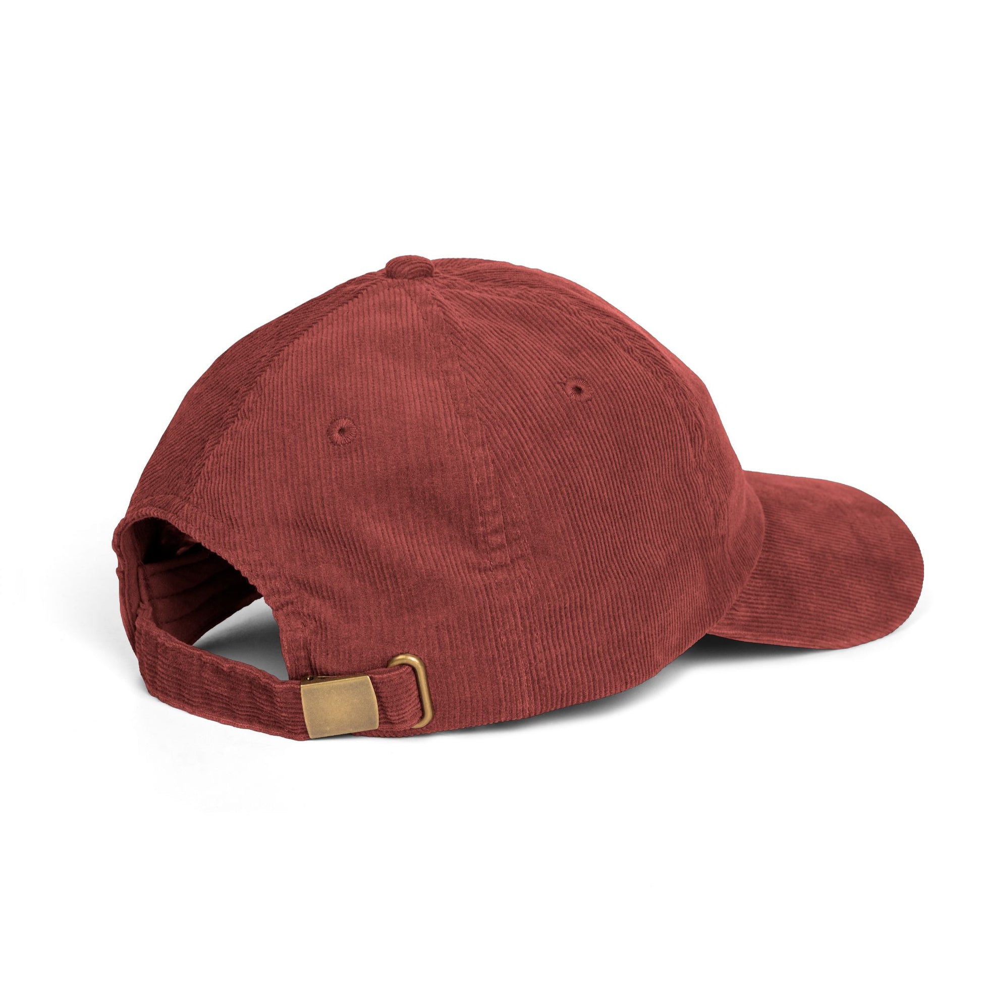 Vintage Corduroy Cap – Embroidered "O Stress" Palm Logo