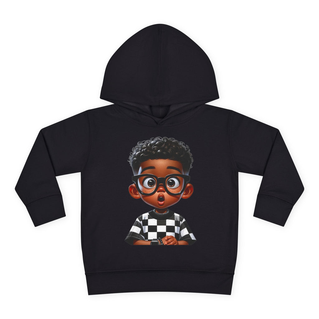 Toddler Cartoon Hoodie, Cute Fleece Pullover for Kids, Fun Gift for Birthdays, Cozy Wear for Playtime, Adorable Toddler Fashion