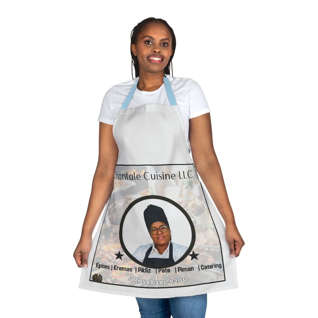 Chef Apron with 5-Color Straps - Customizable Cooking Gift for Food Lovers, Grilling, Baking, BBQ, Culinary Classes