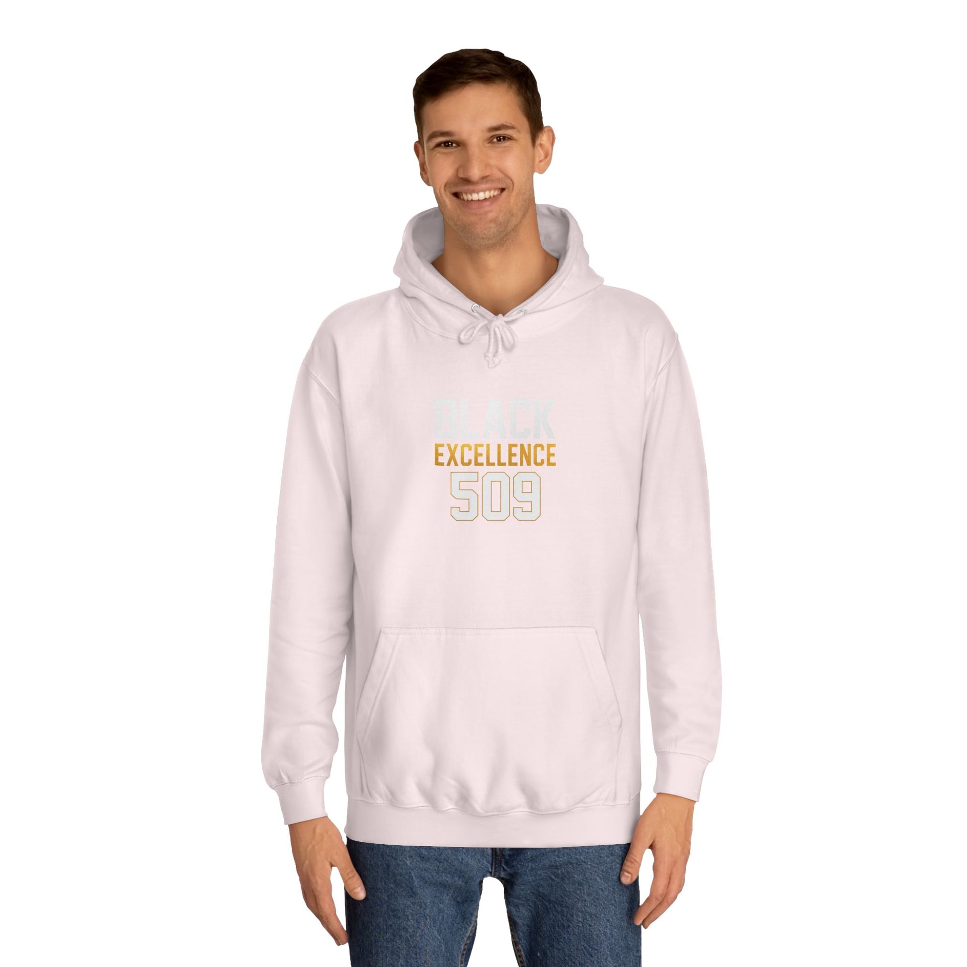 Black Excellence 509 Hoodie — College Style Pullover