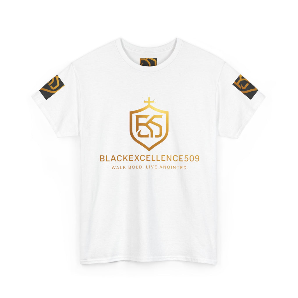 Unisex Heavy Cotton Tee with Black Excellence Design - Casual Streetwear, Gift for Students, Inspiring Apparel, Everyday Wear, Statement Tee