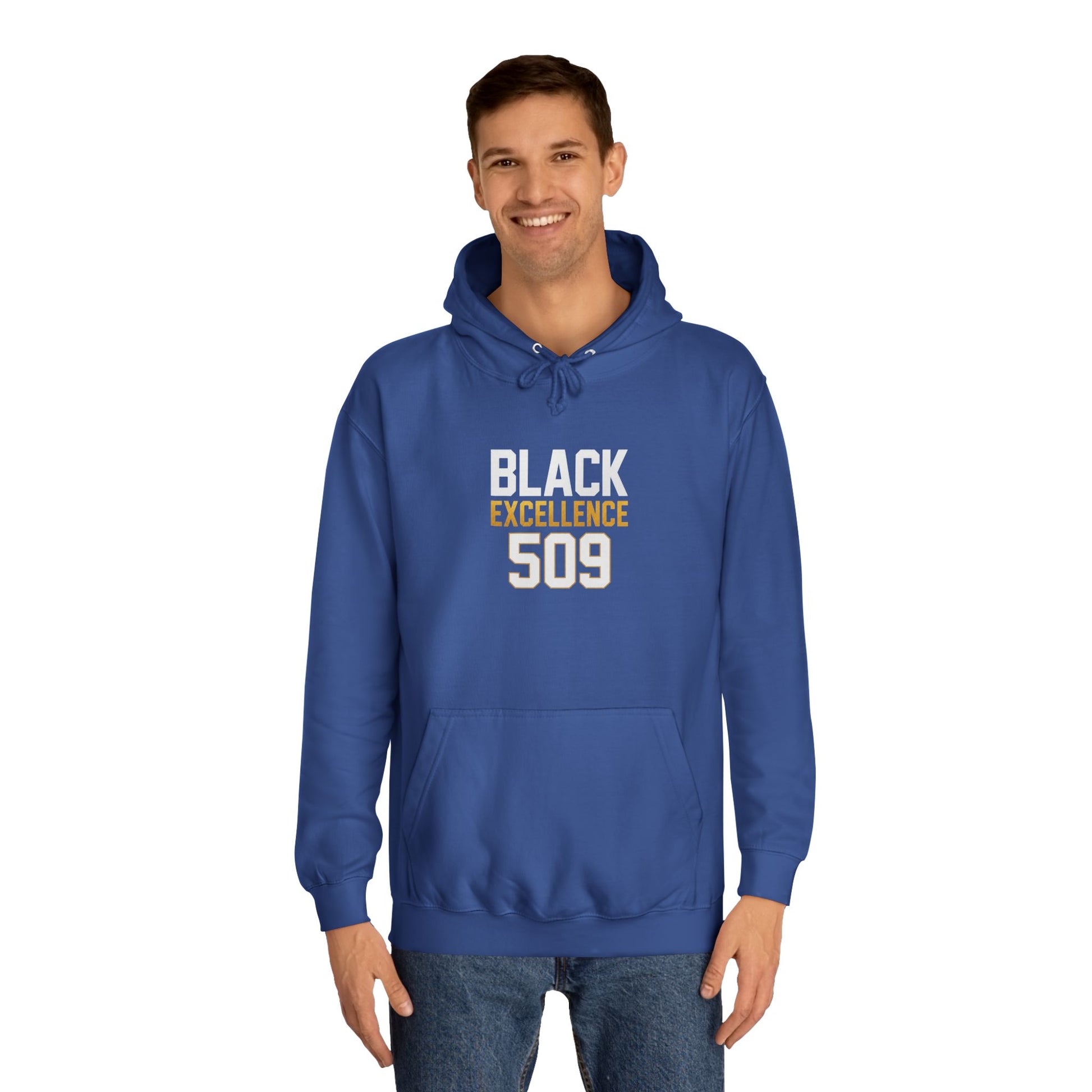 Black Excellence 509 Hoodie — College Style Pullover
