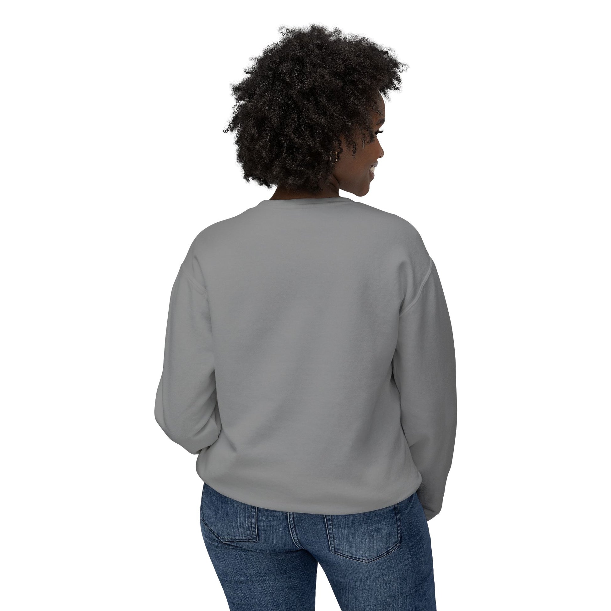 Sip Smile Shine Boss Crewneck Sweatshirt — Tropical Floral Black Girl Magic Graphic