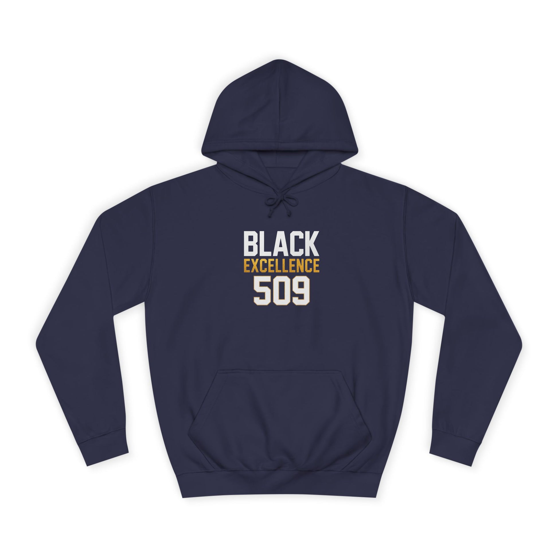 Black Excellence 509 Hoodie — College Style Pullover