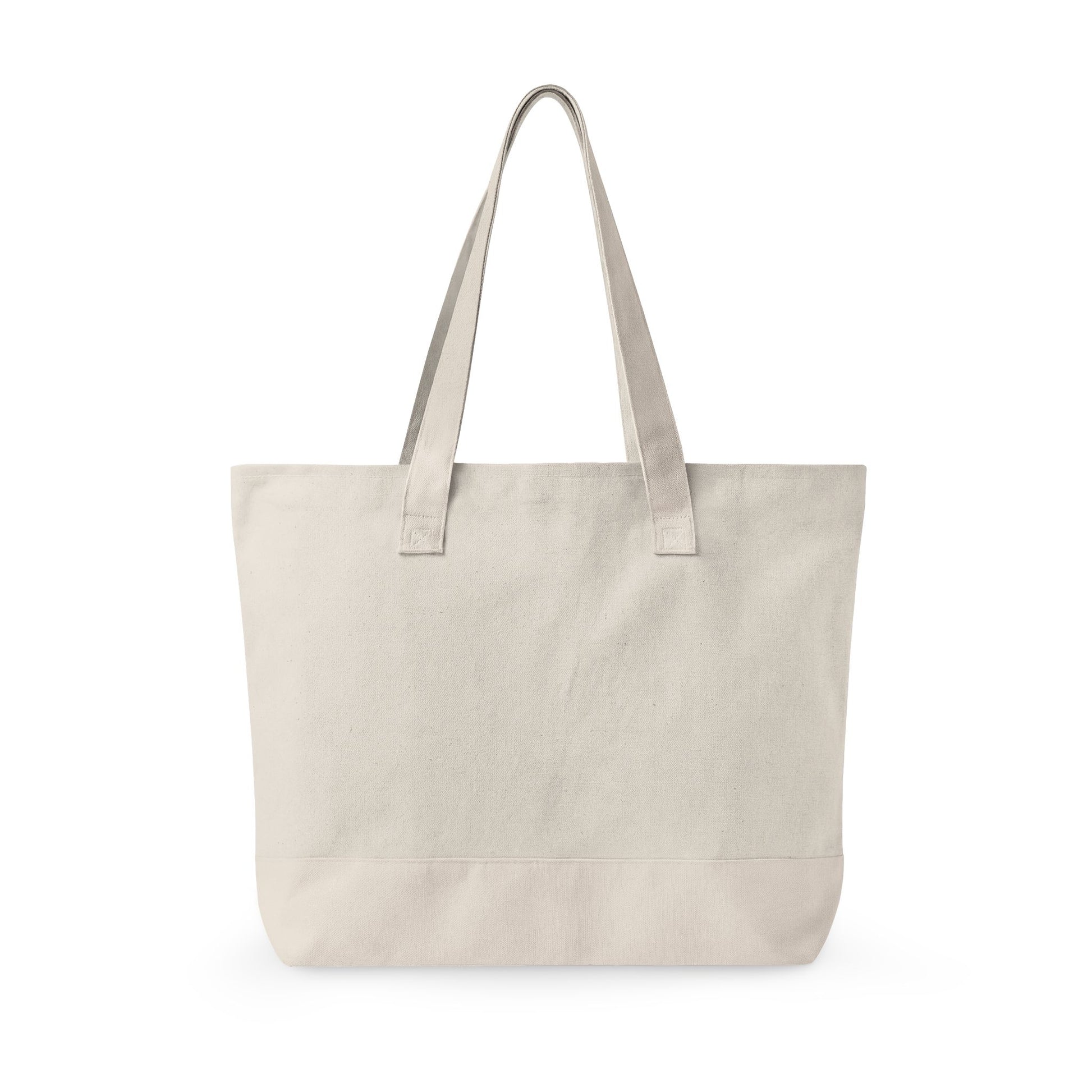 Canvas Tote Bag — Chantale Cuisine LLC Logo Zippered Market Tote