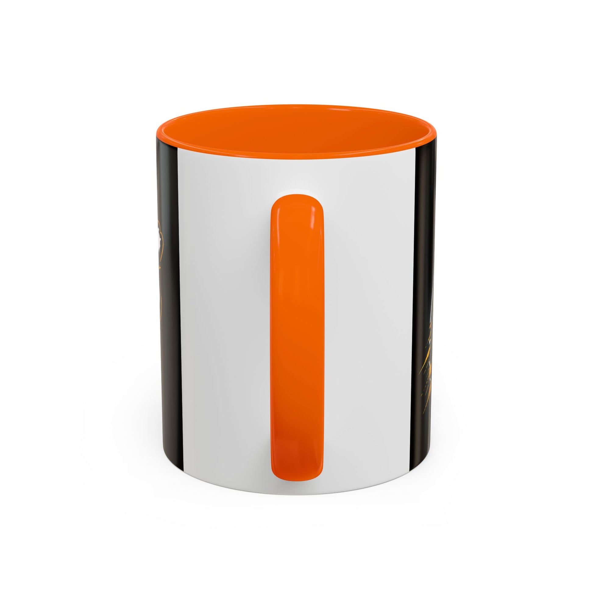 Accent Coffee Mug — '2-Stream Show' Black & Gold Podcast Logo Coffee Mug (11/15 oz)