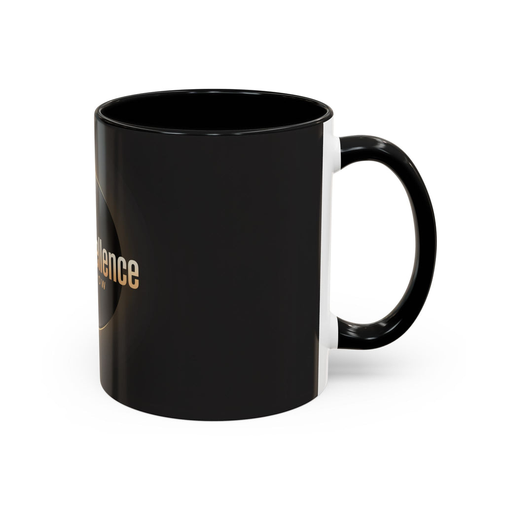 Black Excellence Talk-Show Accent Coffee Mug – Motivational Black Pride 11/15oz
