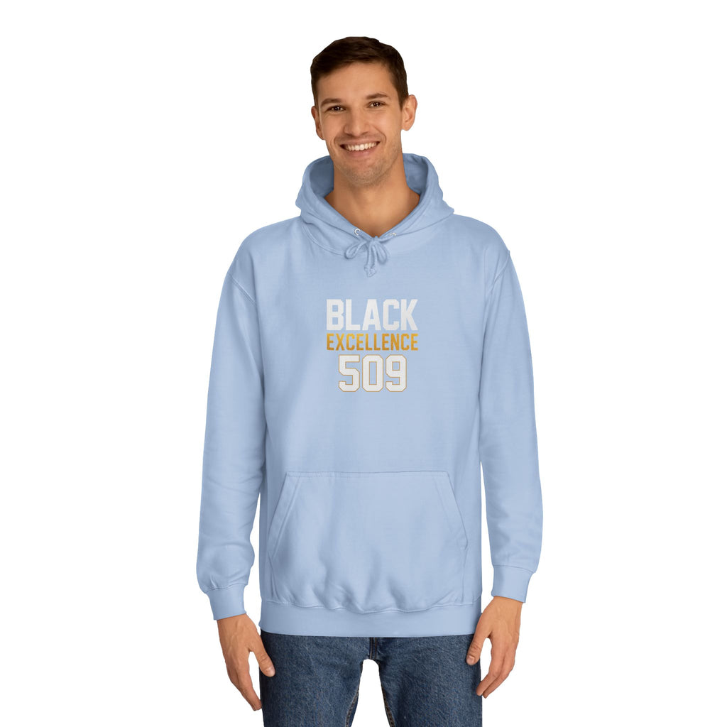 Black Excellence 509 Hoodie — College Style Pullover