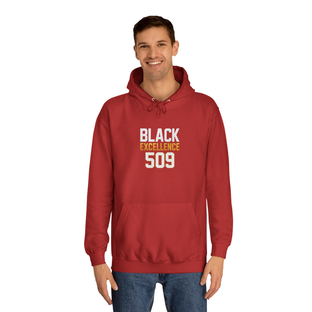 Black Excellence 509 Hoodie — College Style Pullover