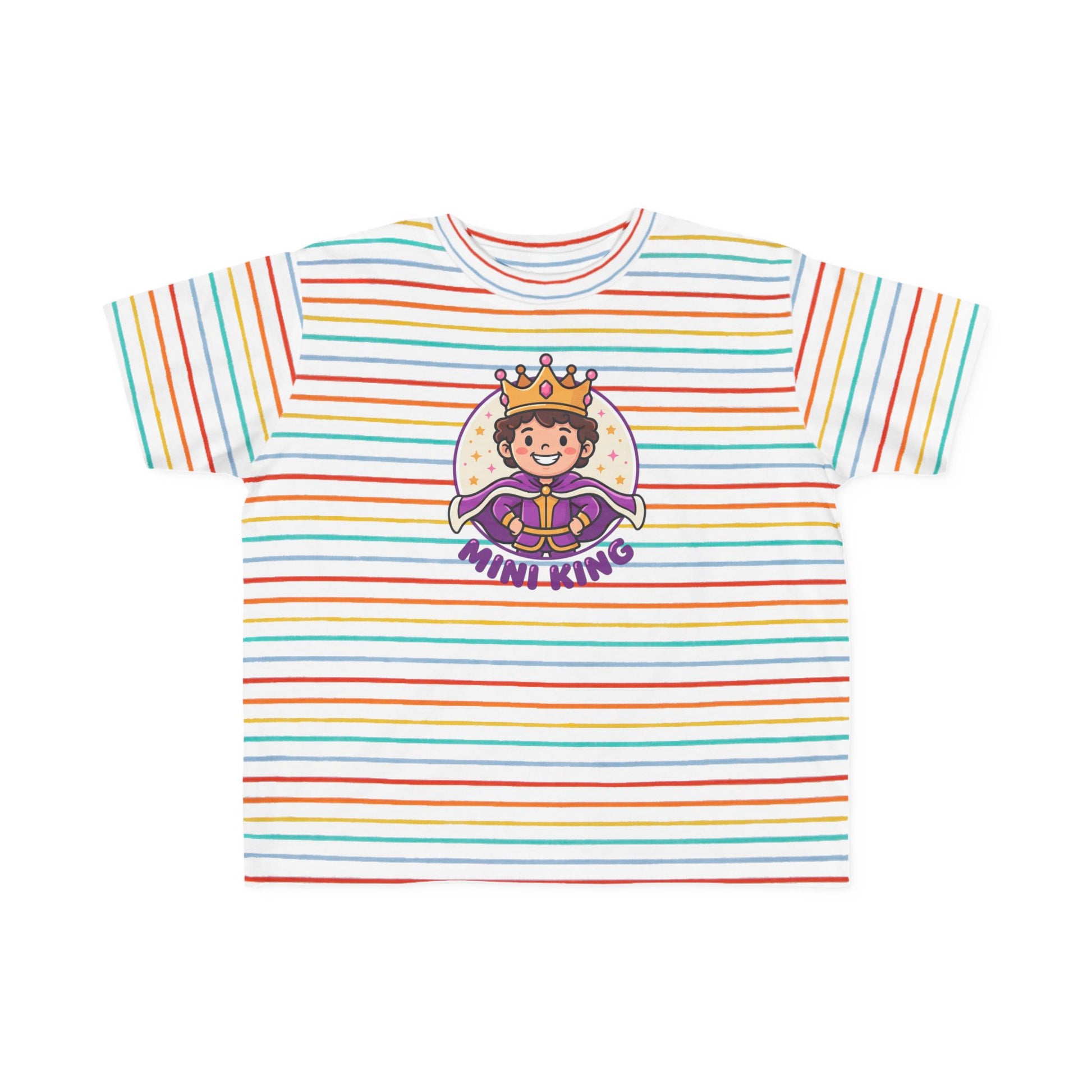 Mini King Toddler T-Shirt – Cute Crowned Prince Graphic Tee