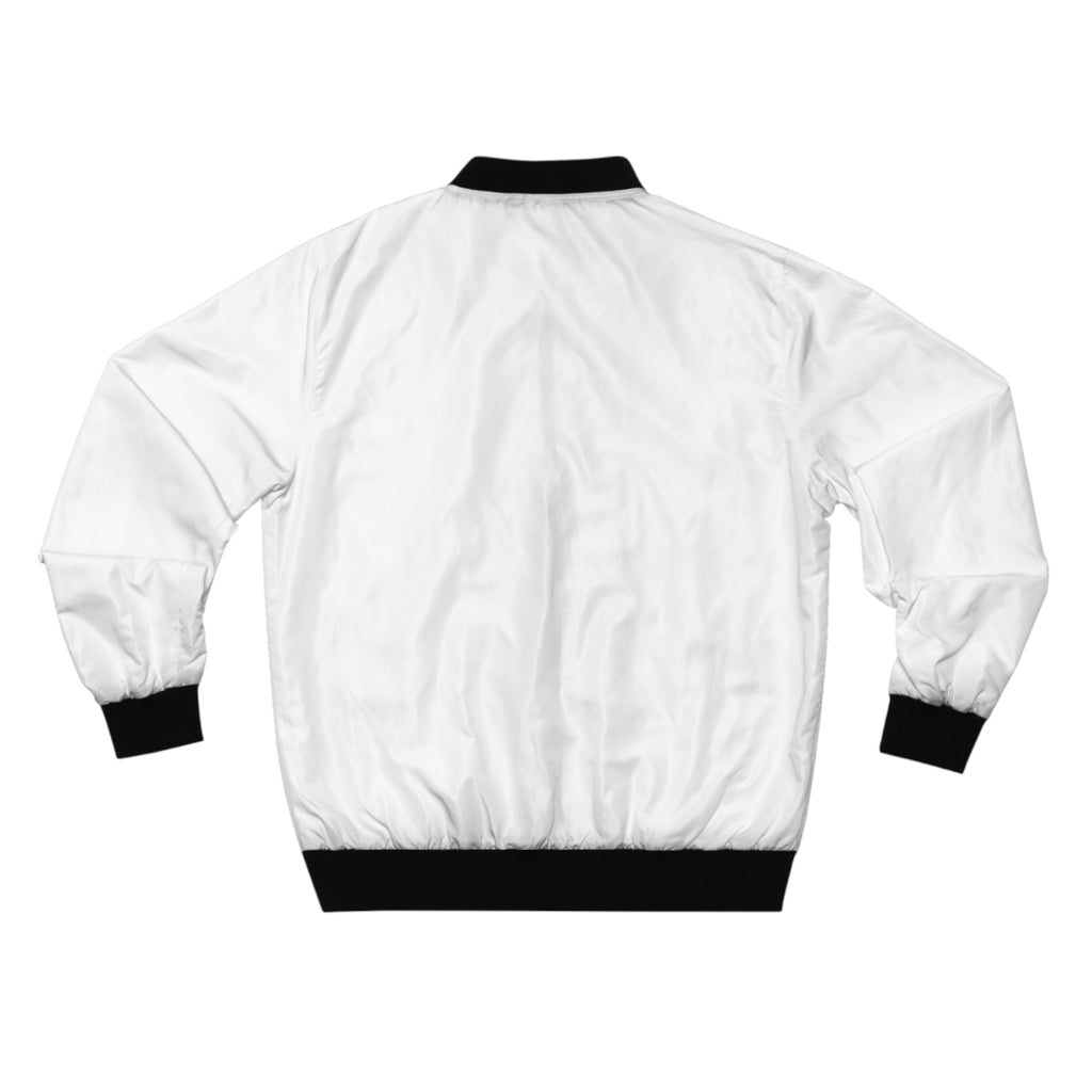 Bomber Jacket — "Black Excellence 509" Graphic Bomber Jacket
