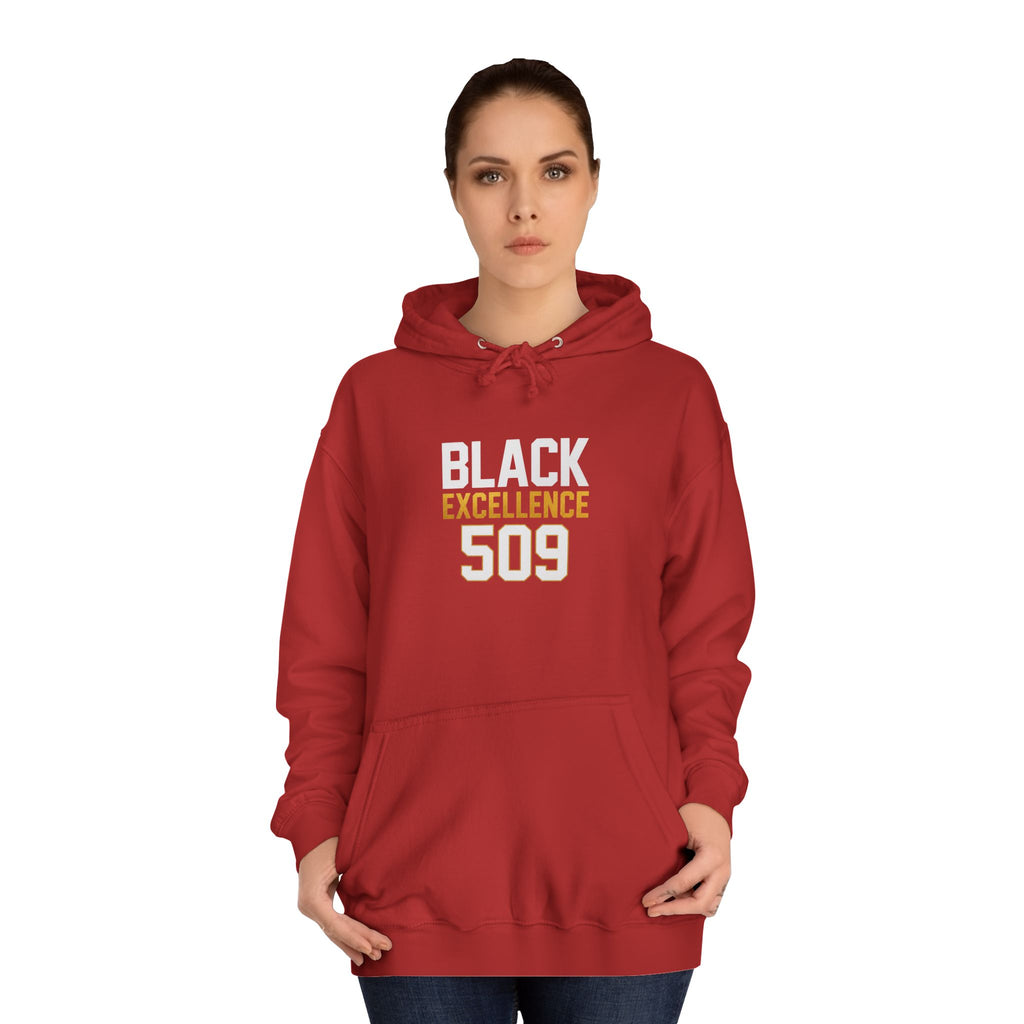 Black Excellence 509 Hoodie — College Style Pullover