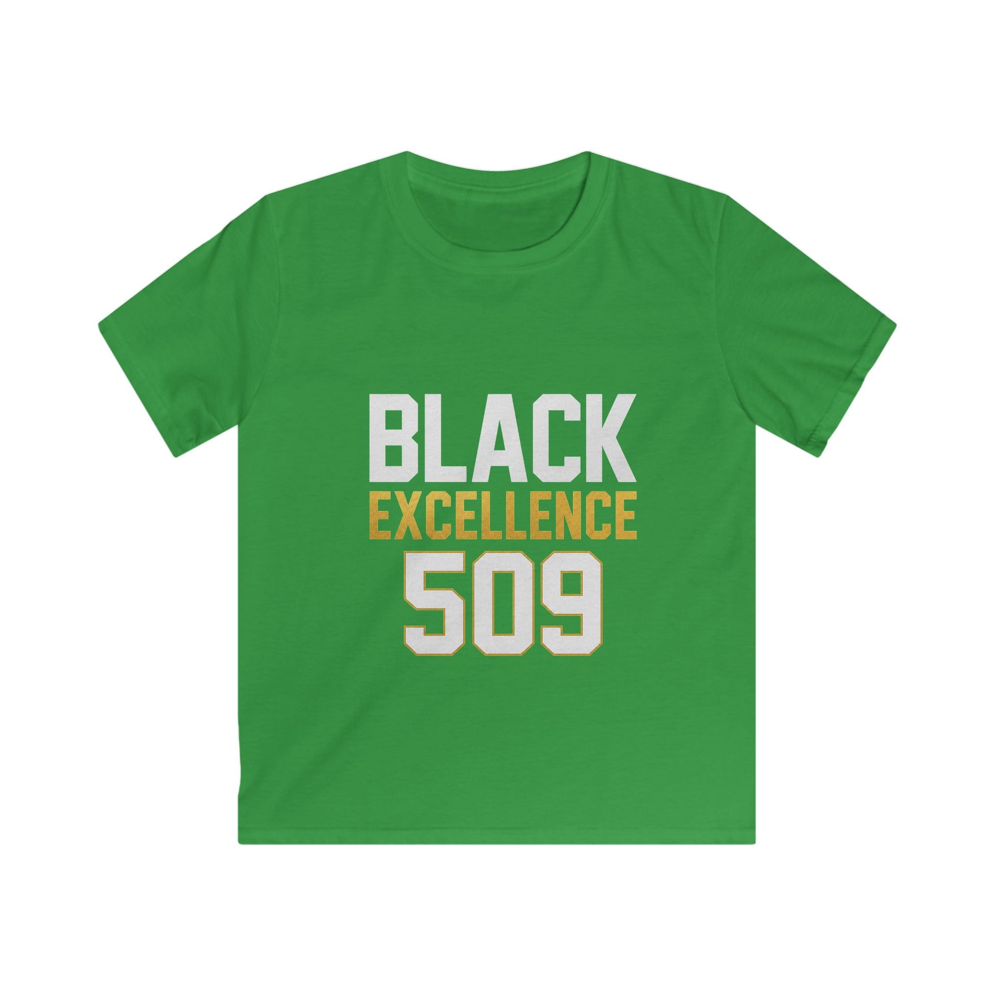 Kids Tee — "Black Excellence 509" Youth T-Shirt (Pride/Community)